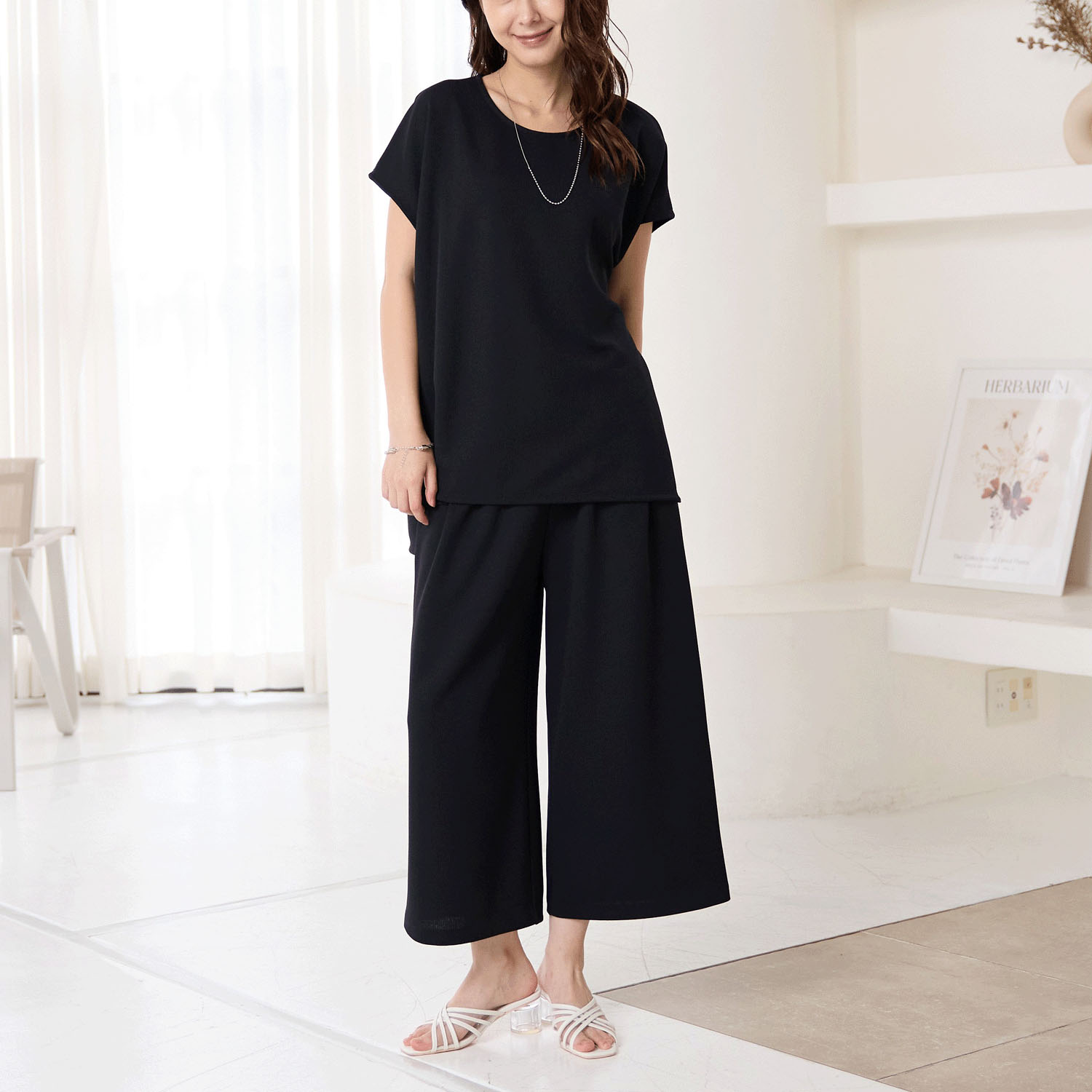 Reginetta 涼しやドライワッフル・チュニックT - 画像8