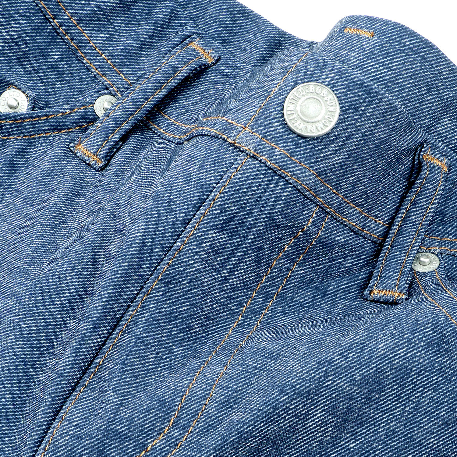 210ボブソン デニムプリントサマーハイテンションアンクルテーパード - 画像13