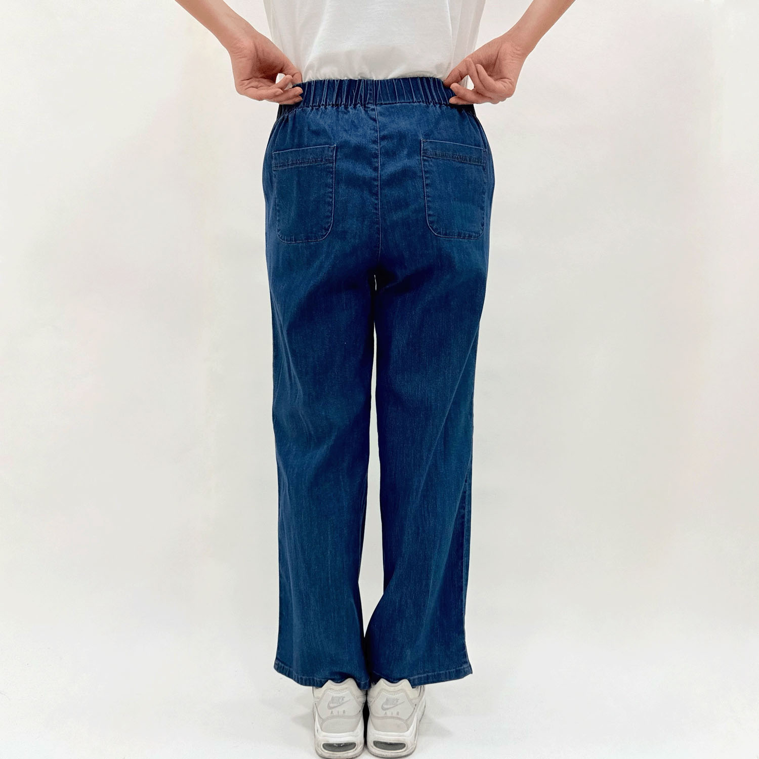 グルカワイド冷感デニムパンツ - 画像3