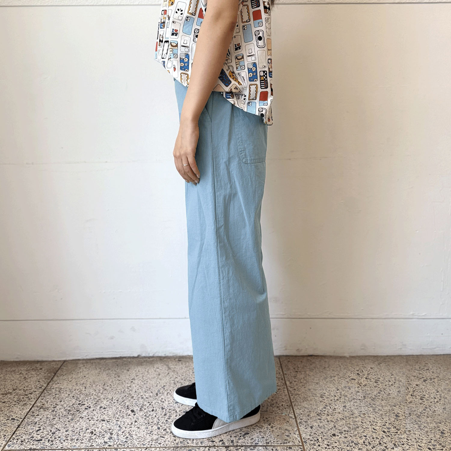 綿スラブバギーパンツ - 画像9