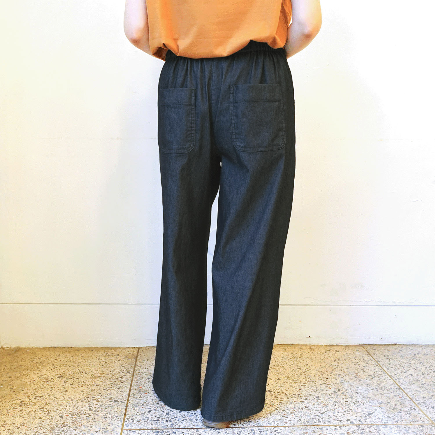 サマーデニムバギーパンツ - 画像3