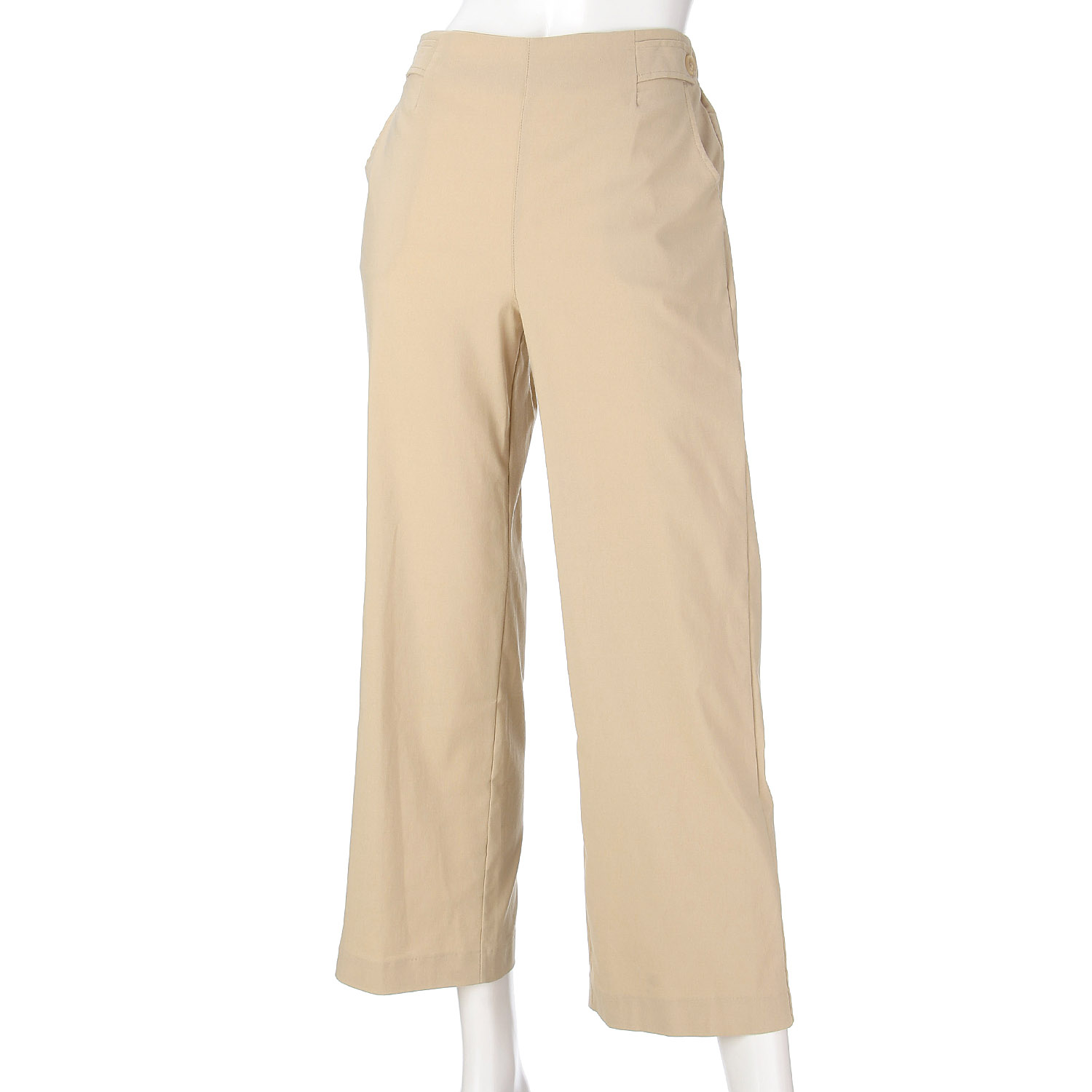 【新色追加】綿ストレッチセミワイドマルシェパンツ - 画像3