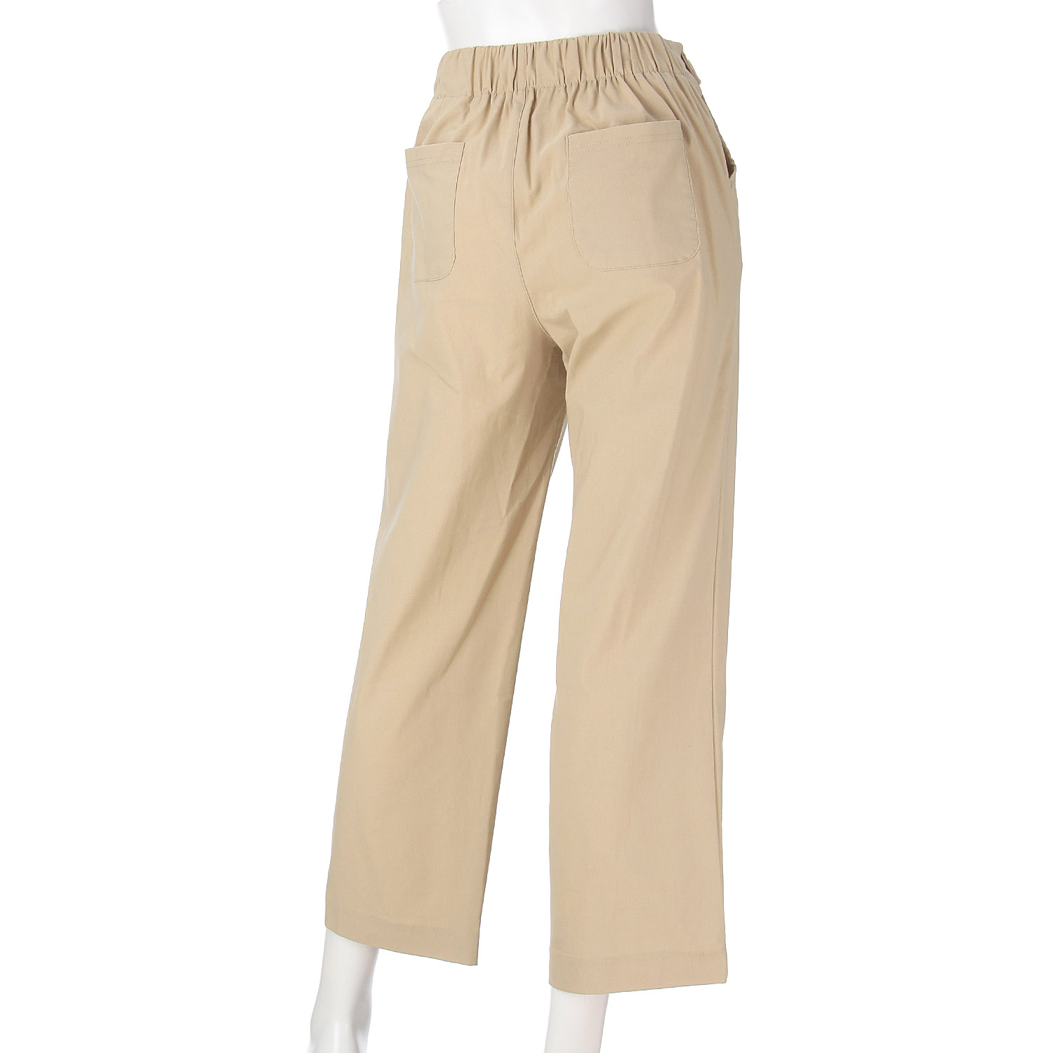 【新色追加】綿ストレッチセミワイドマルシェパンツ - 画像4