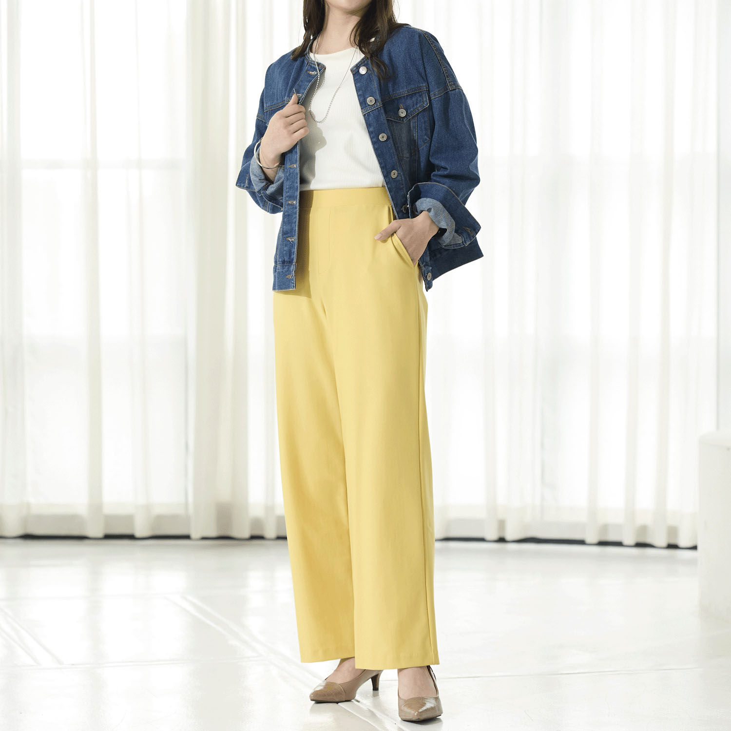 【Insta Live】TAKUMIBA エアシルキーLW・前ポケットワイドストレート - 画像9