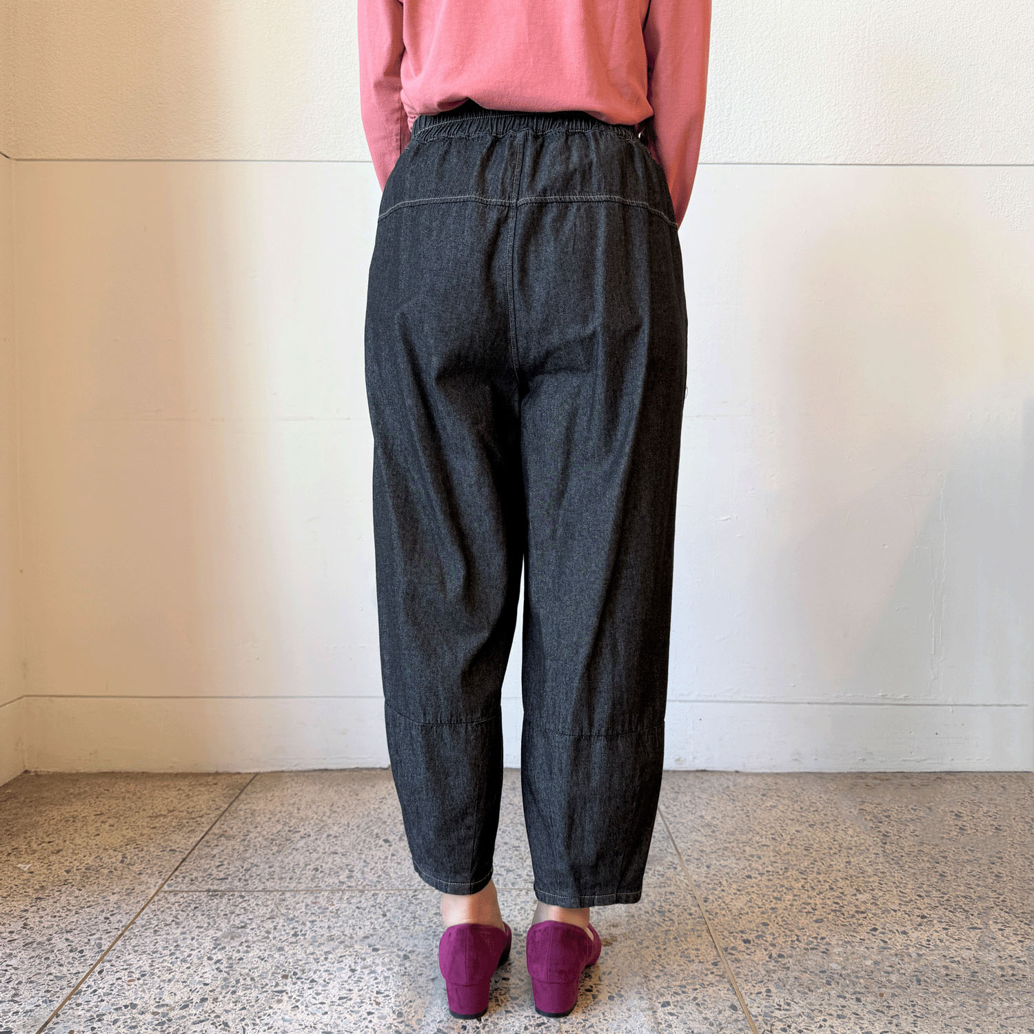 インディゴバルーンパンツ - 画像3