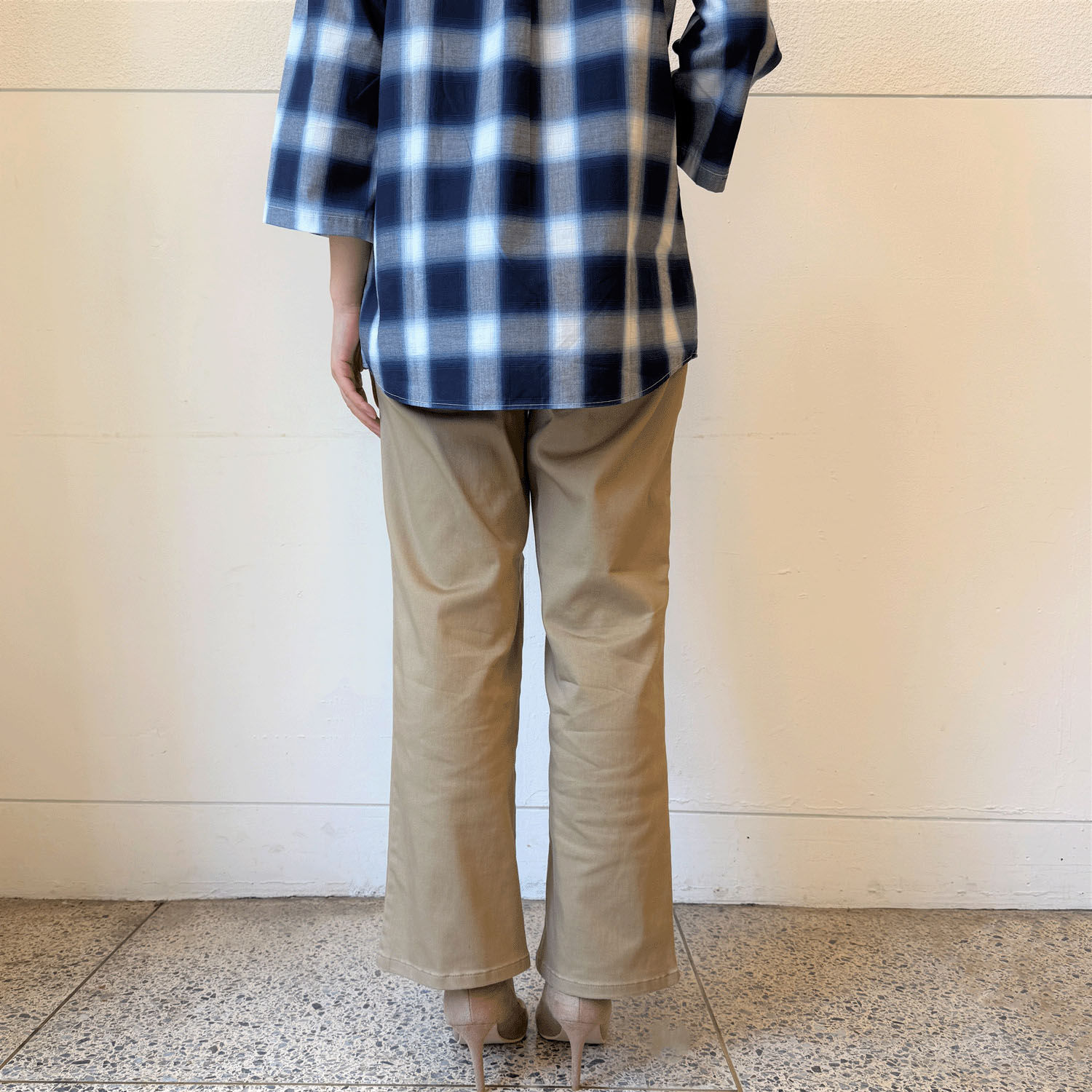 コーマ糸グルカカラーワイドパンツ - 画像3