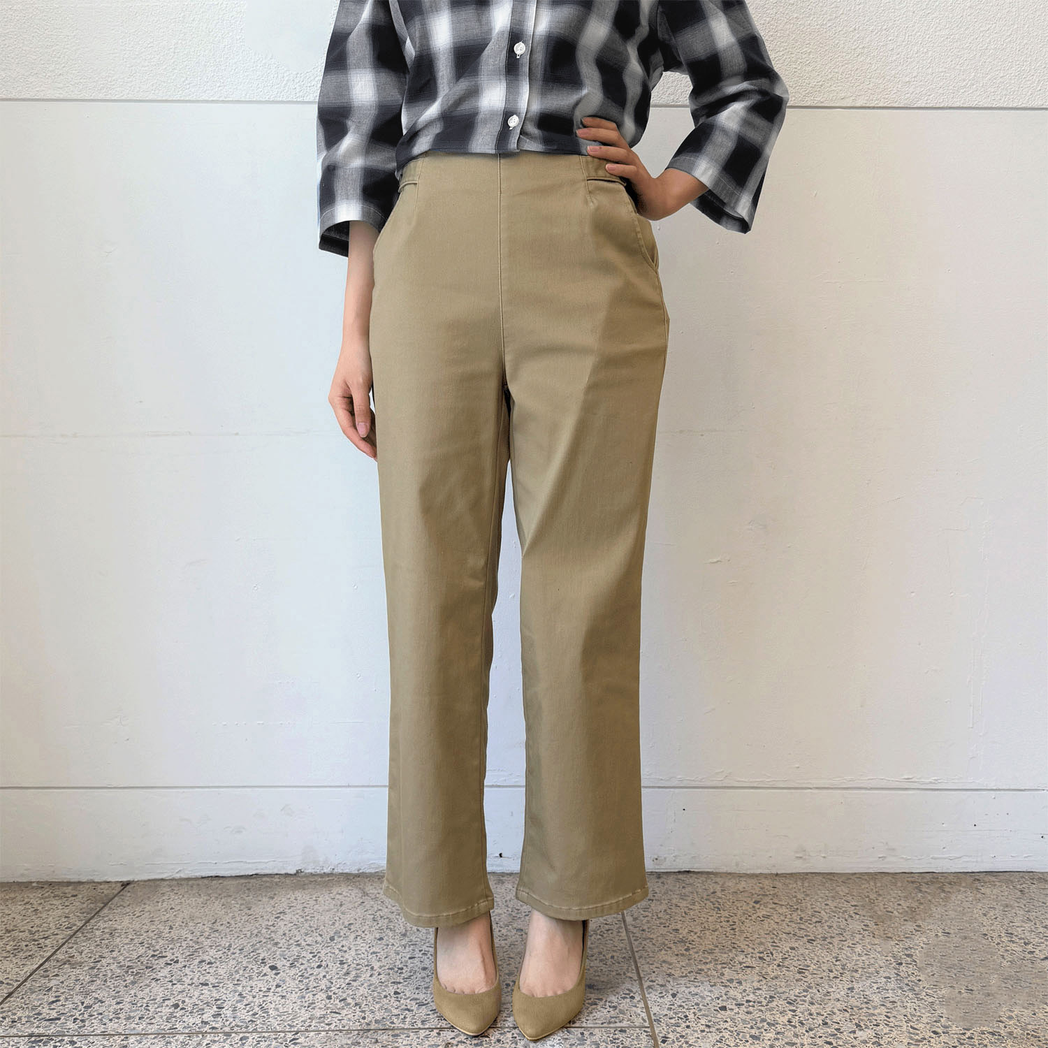 コーマ糸グルカカラーワイドパンツ - 画像9