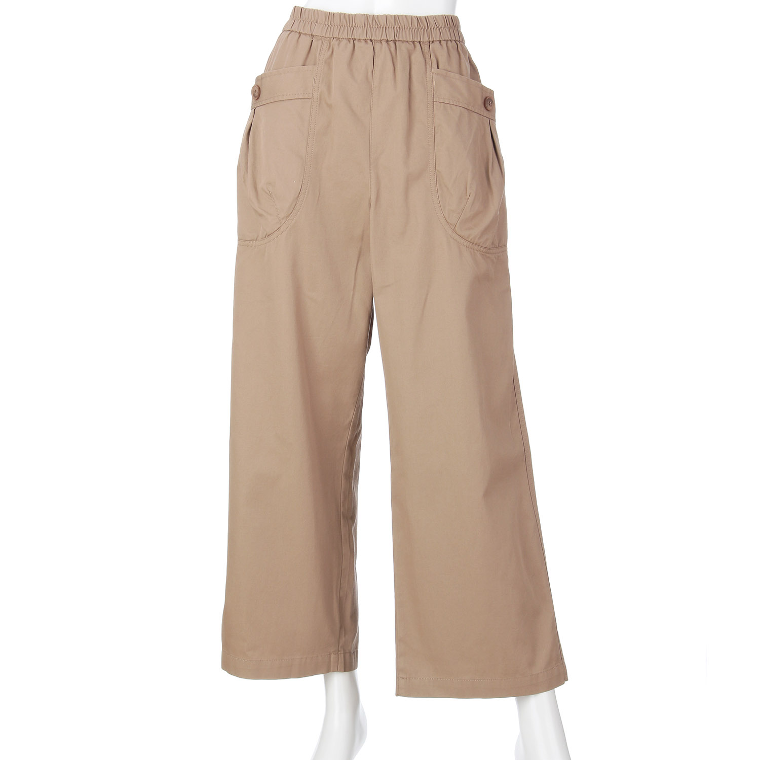 aiai 綿ツイル パフポケットワイドパンツ - 画像6