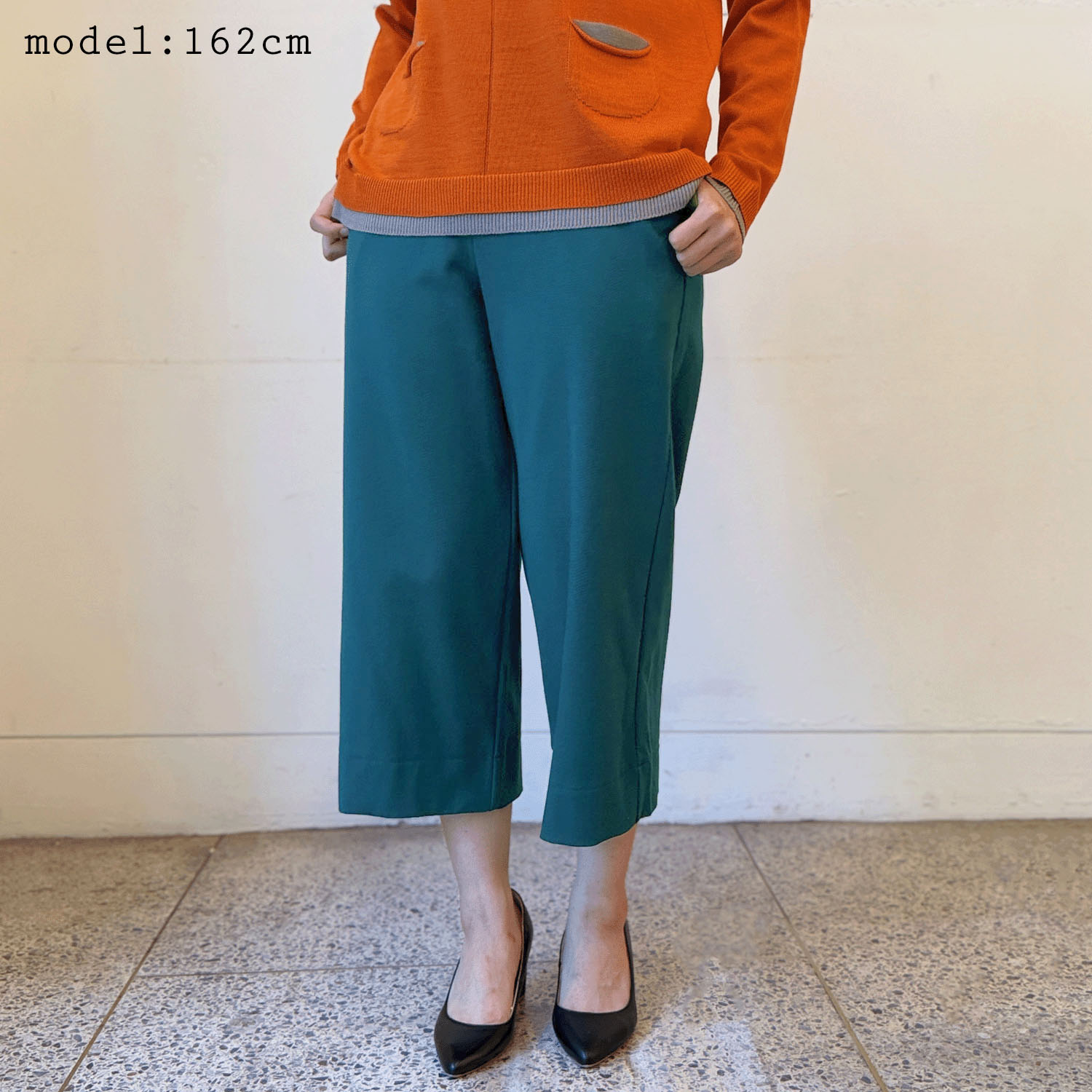 杢ストレッチパンツ - 画像1