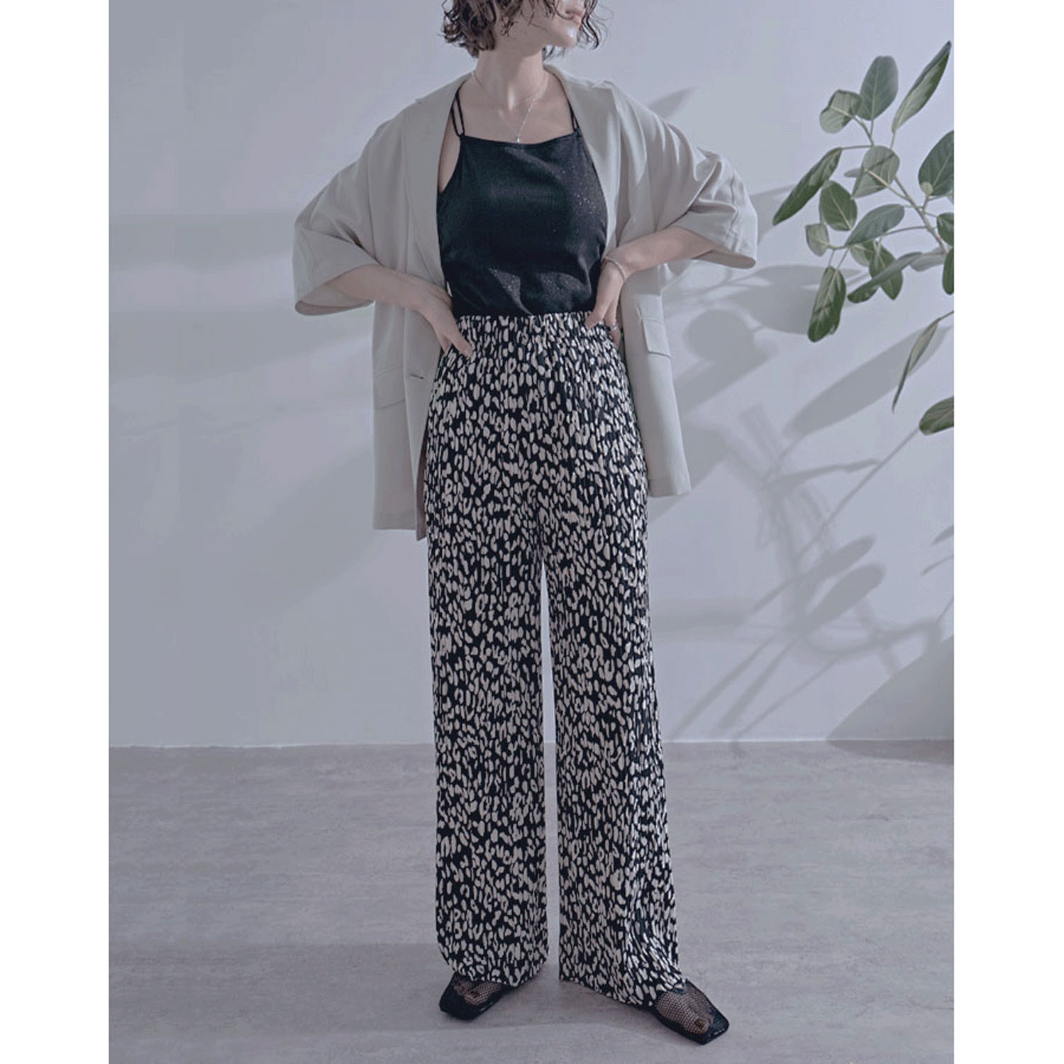 カットプリーツパンツ - 画像14