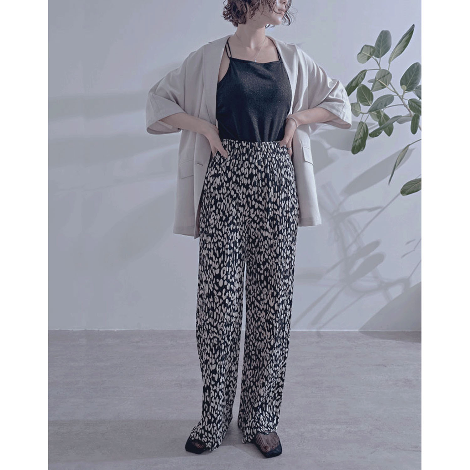 カットプリーツパンツ - 画像15