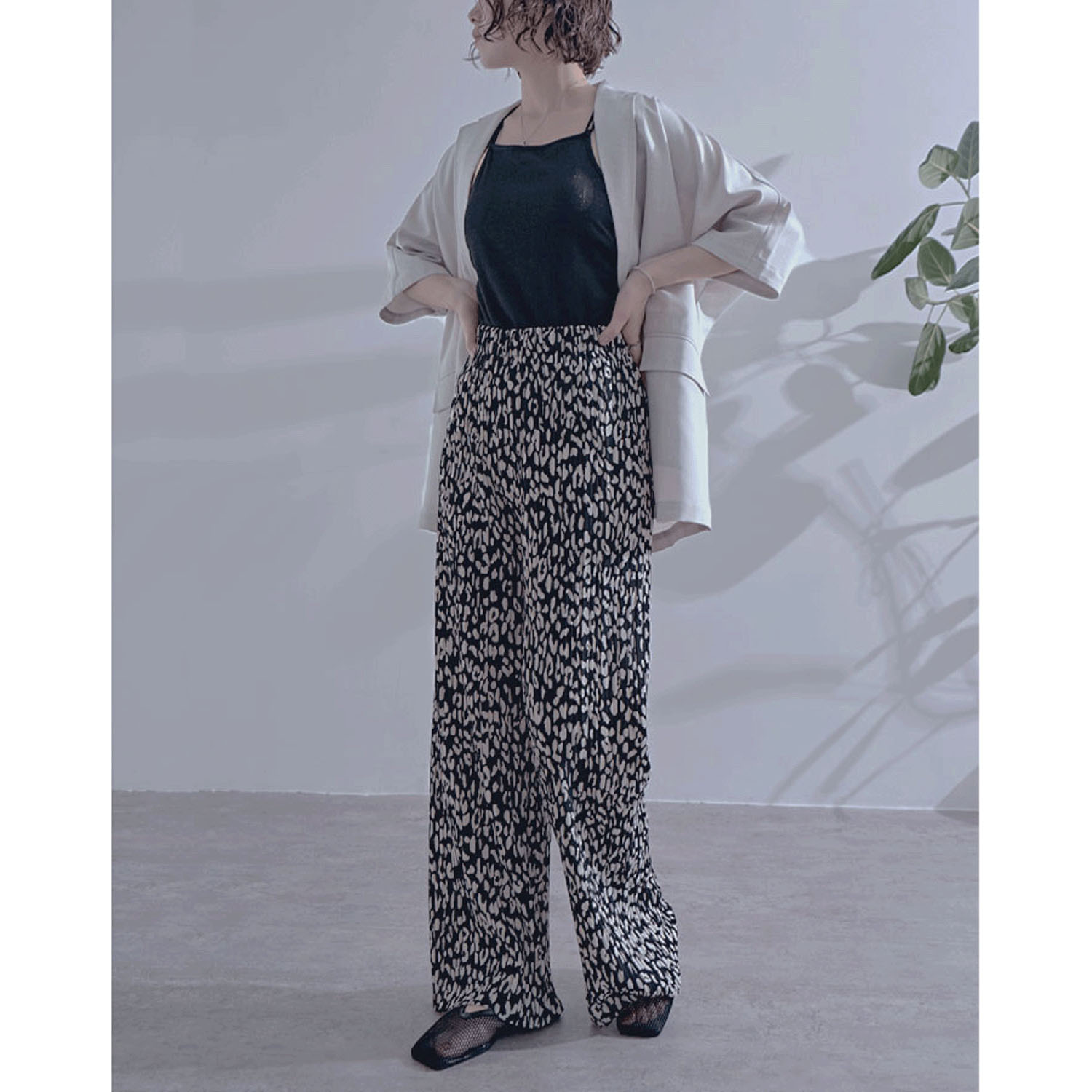 カットプリーツパンツ - 画像18