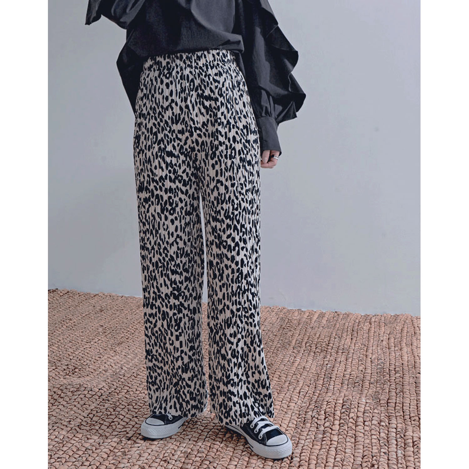 カットプリーツパンツ - 画像10