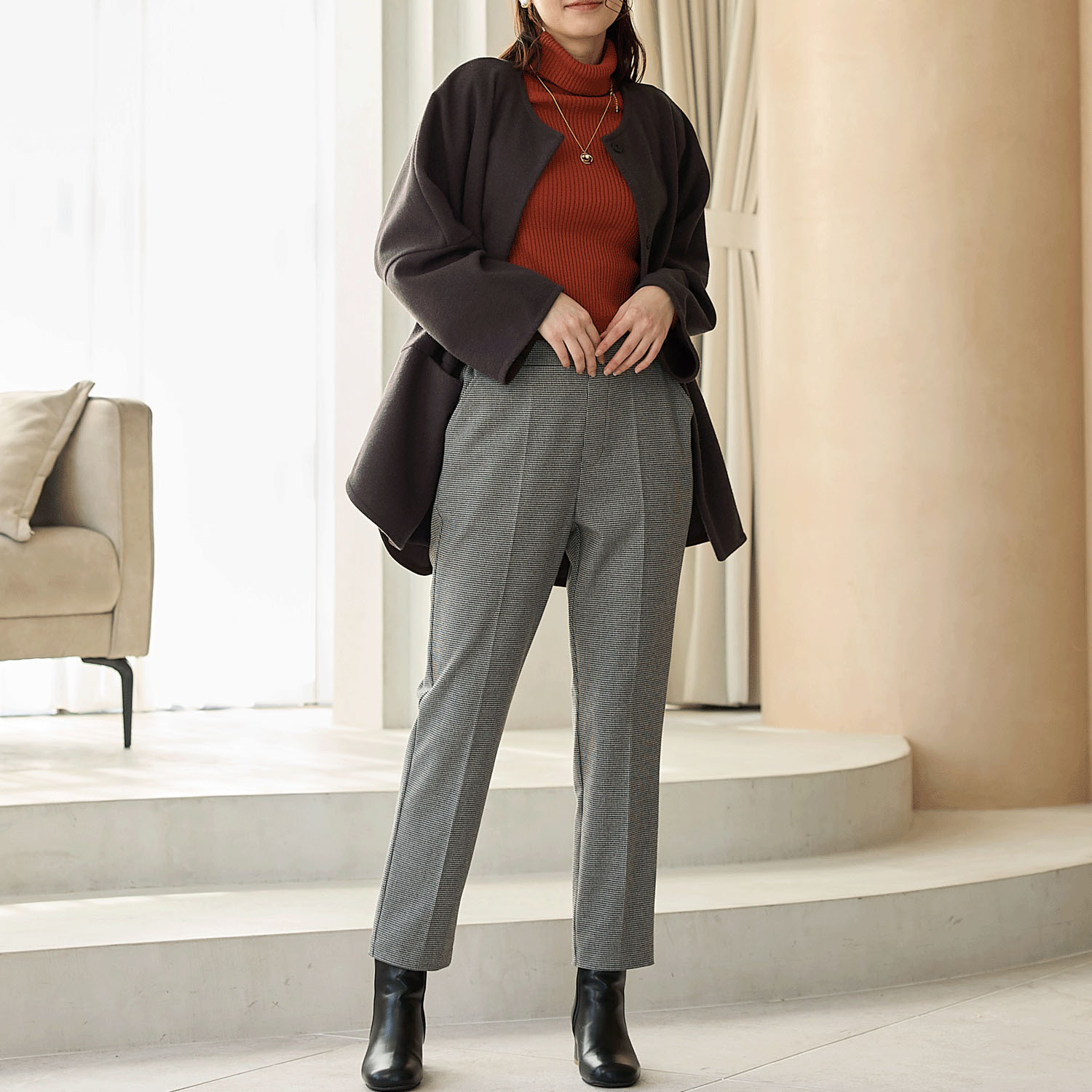 【Insta Live】TAKUMIBA ウーリッチウォーム 前ポケットクロプトテーパードパンツ - 画像18