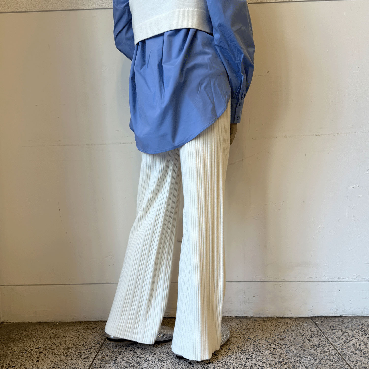 【Insta Live】ニットリブワイドパンツ - 画像10