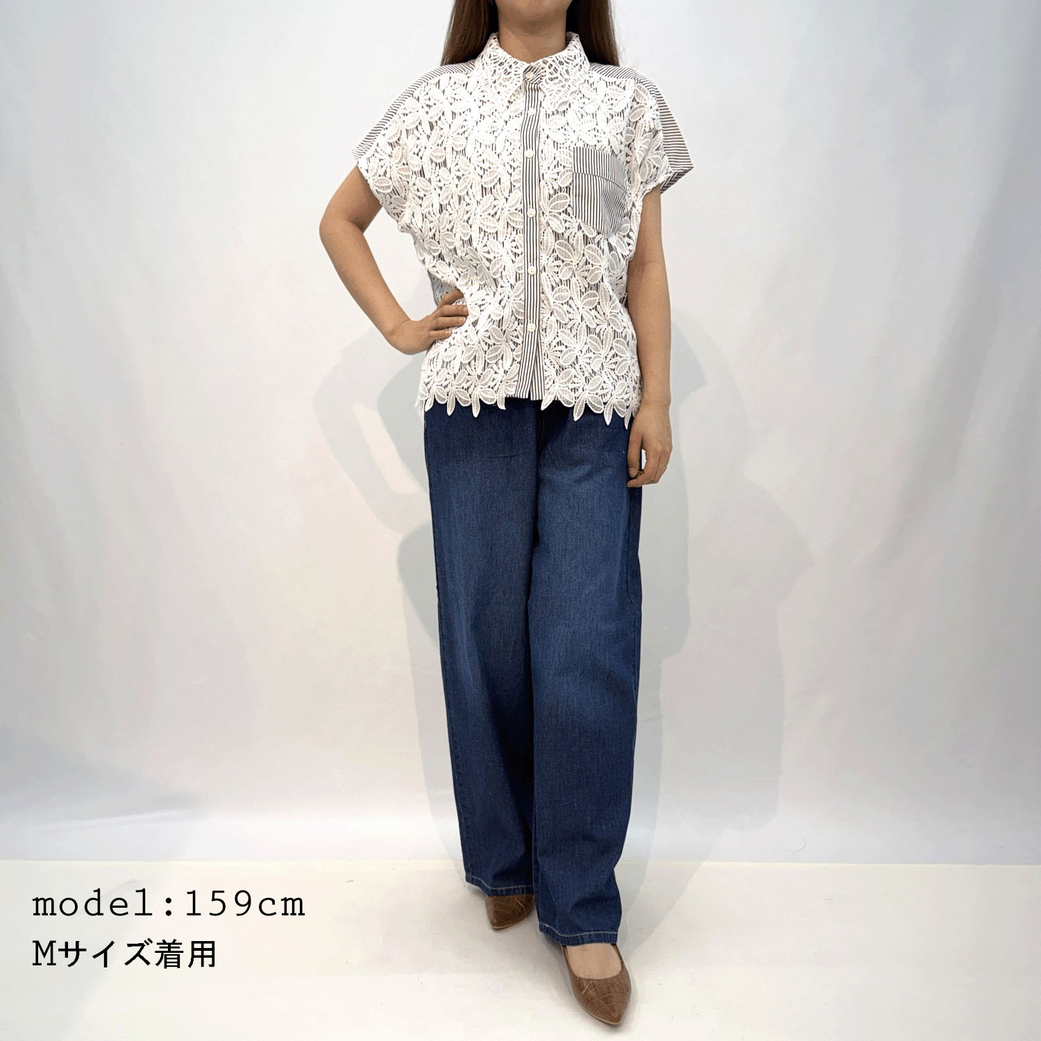 CAMEL ROAD デニムイージーパンツ