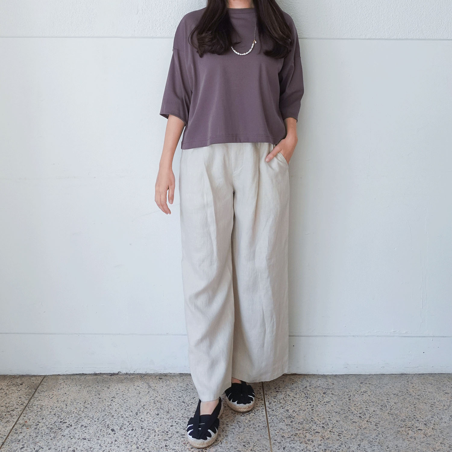 【InstaLive】JEUNE ET JOYEUX フレンチリネンワイドパンツ 65丈 - 画像2