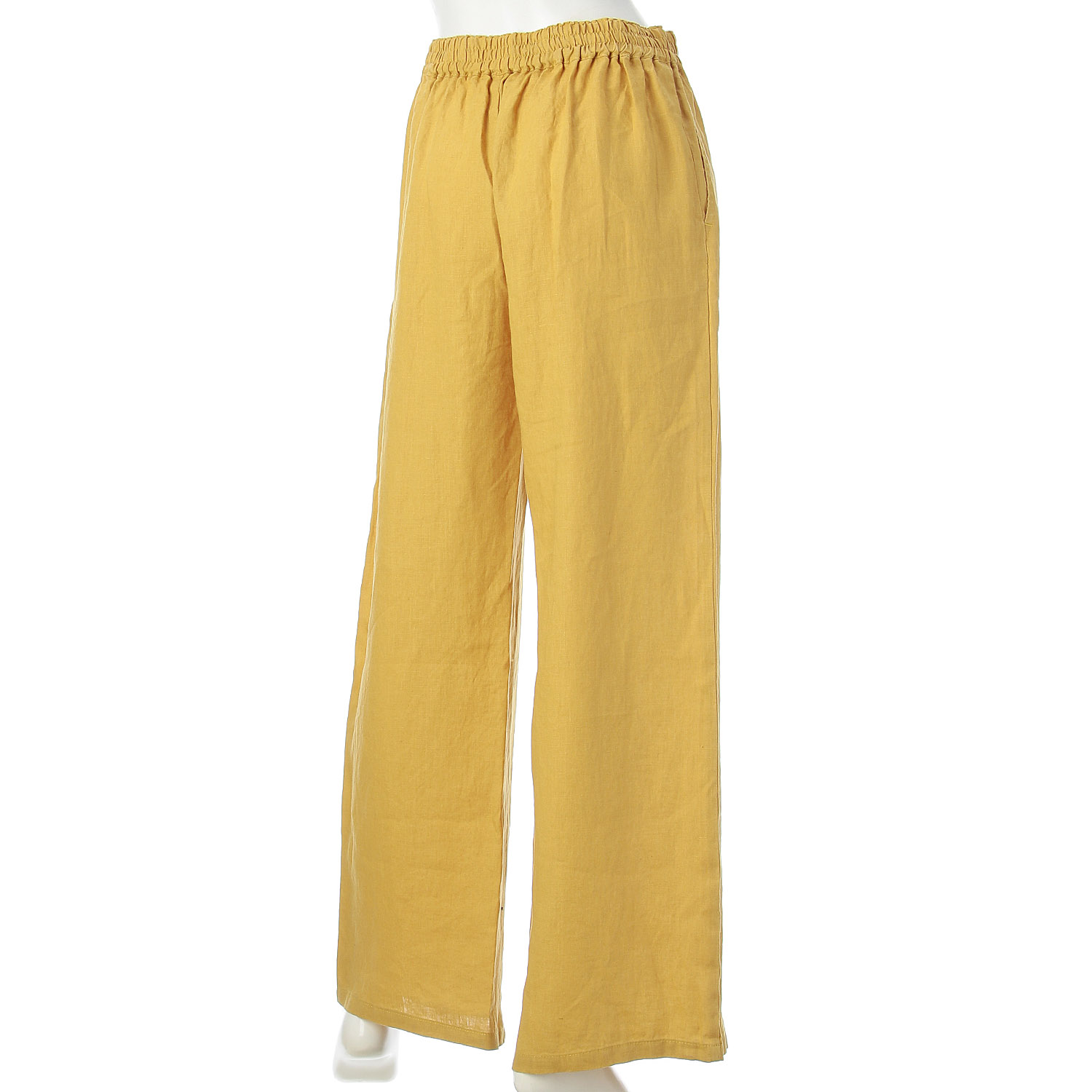 JEUNE ET JOYEUX フレンチリネンワイドパンツ 73丈 - 画像11