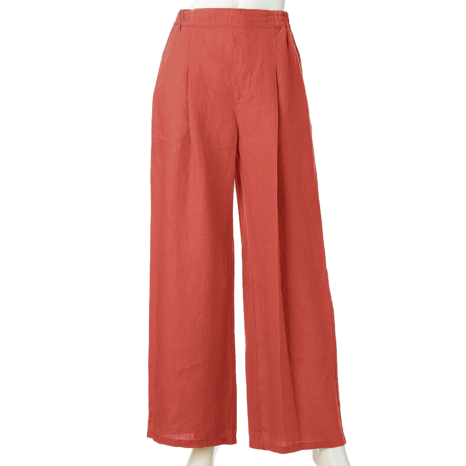 JEUNE ET JOYEUX フレンチリネンワイドパンツ 73丈 - 画像9