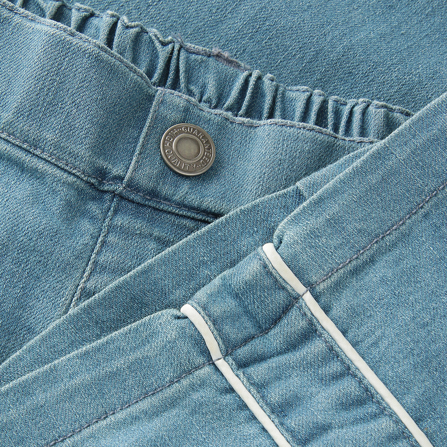 パイピングラインデニムパンツ - 画像7