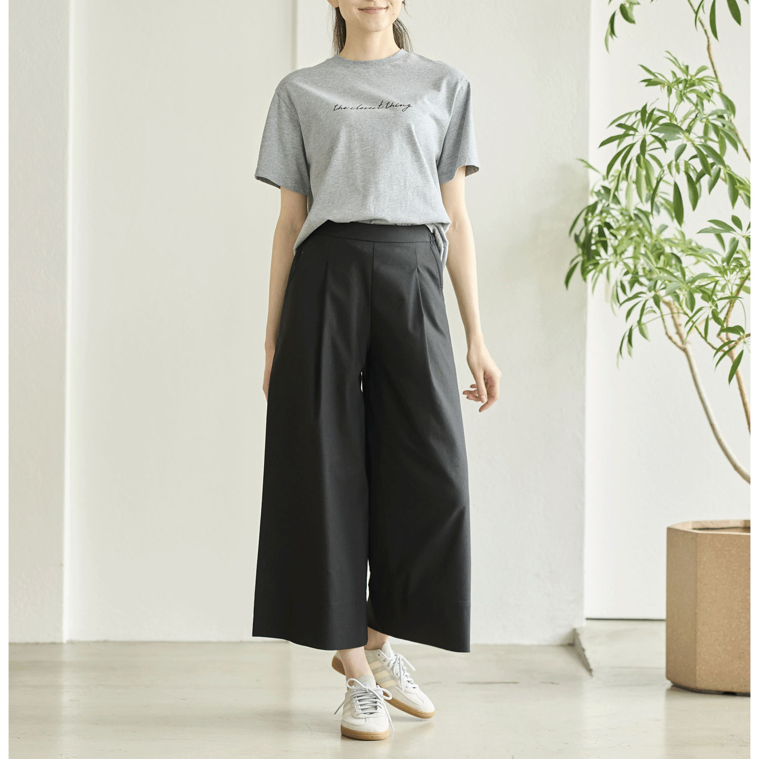 reginetta ストレッチタックワイドパンツ - 画像2