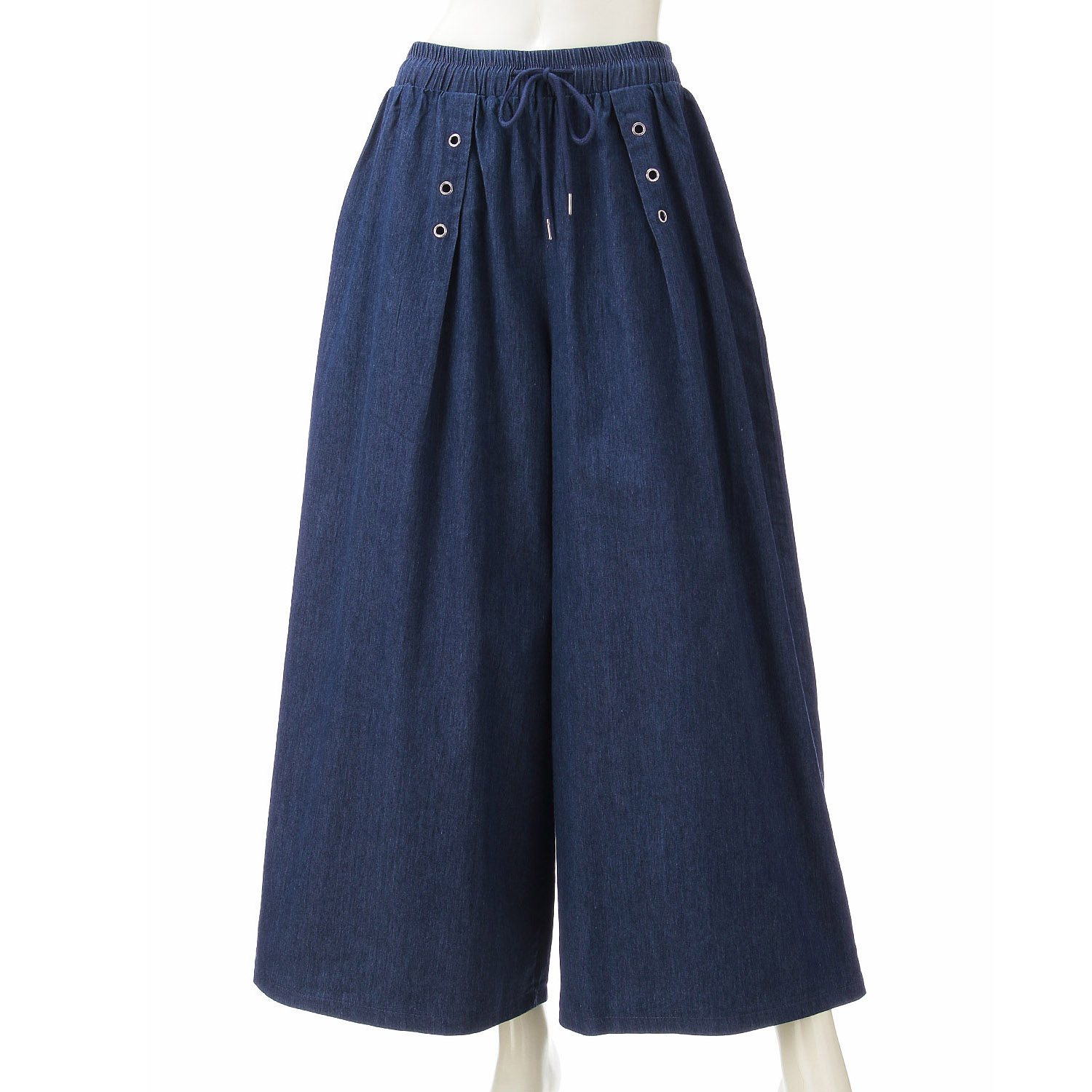 ストレッチデニムワイドマリンパンツ - 画像10