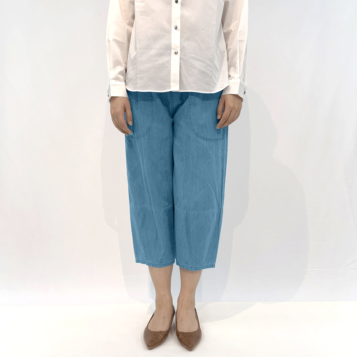 インディゴバルーンパンツ - 画像4