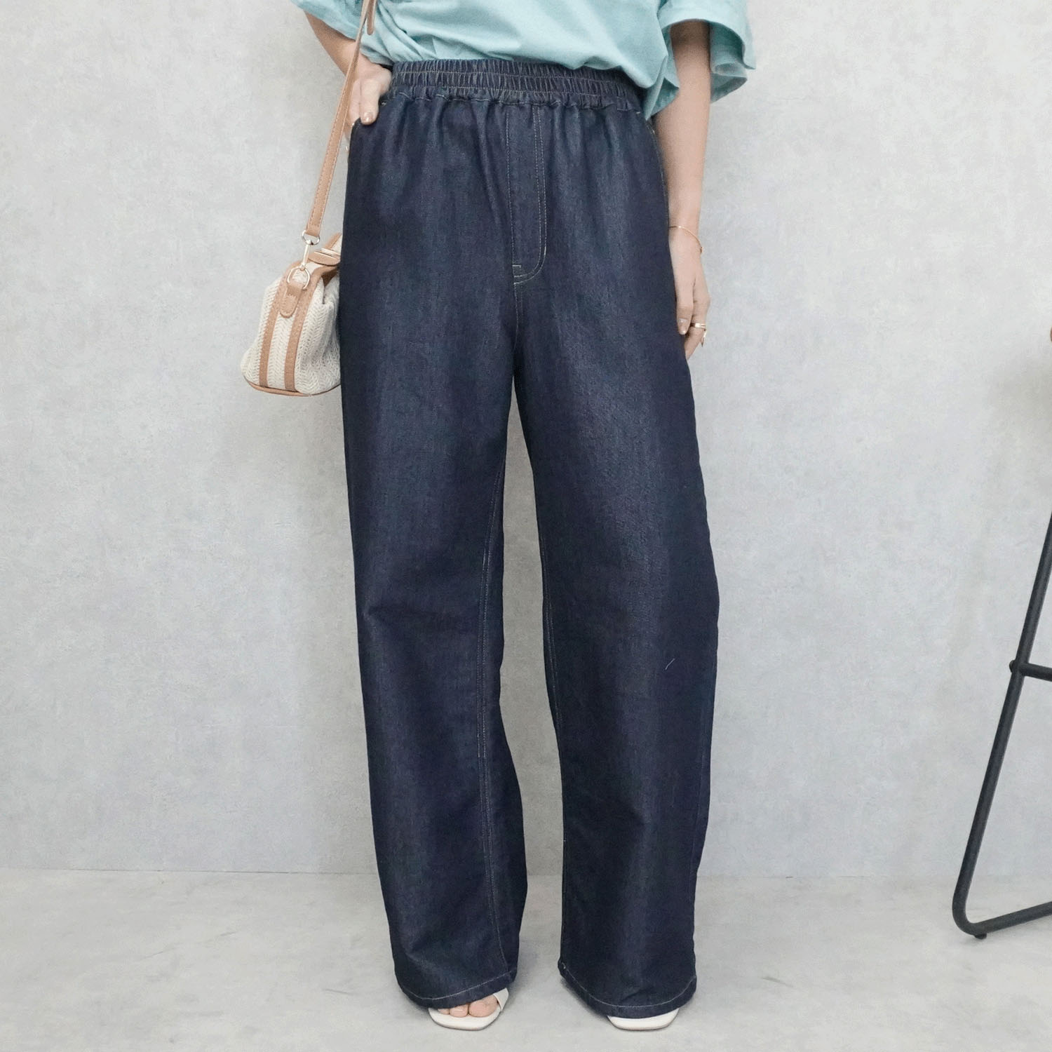 W HEART 柔らかガーゼデニムワイドパンツ - 画像16