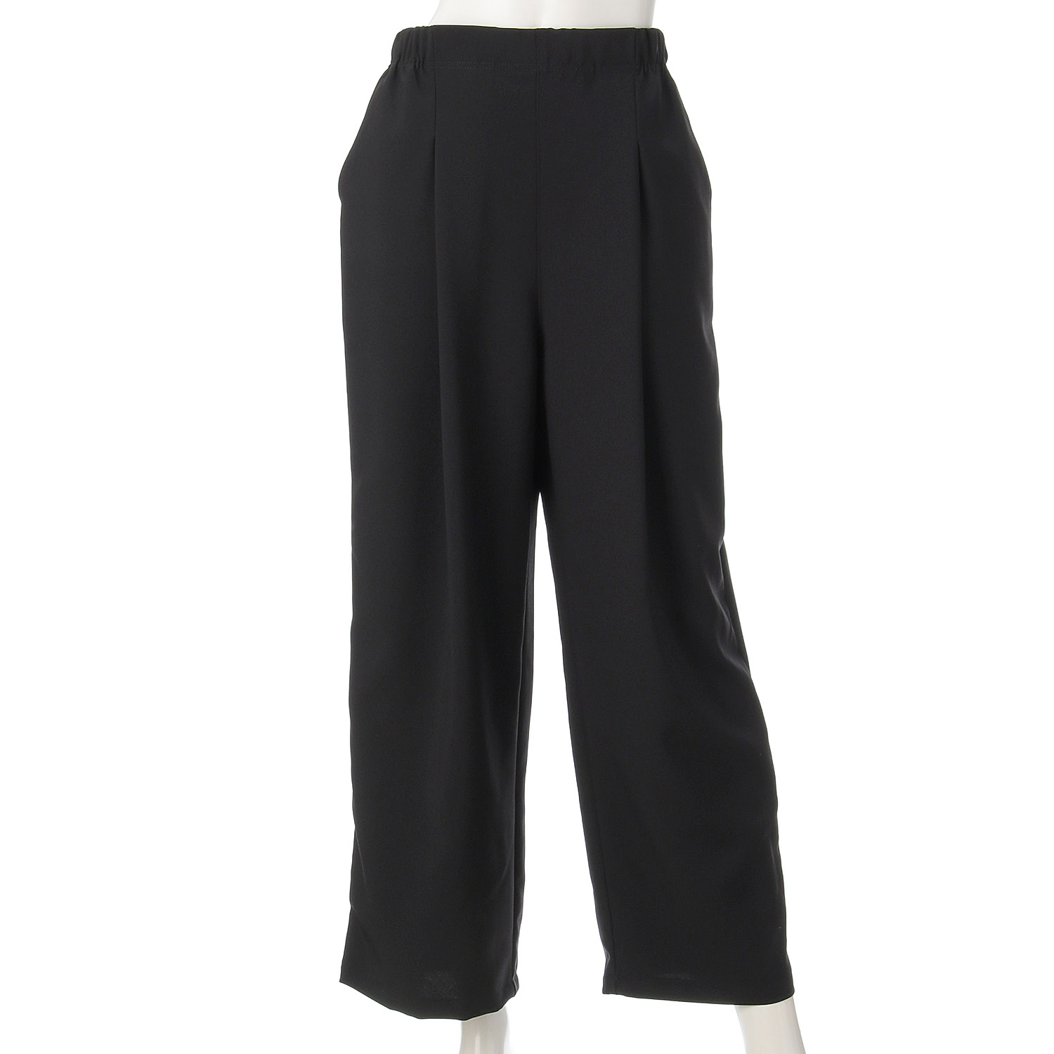 ソフトストレッチ タックワイドパンツ - 画像7