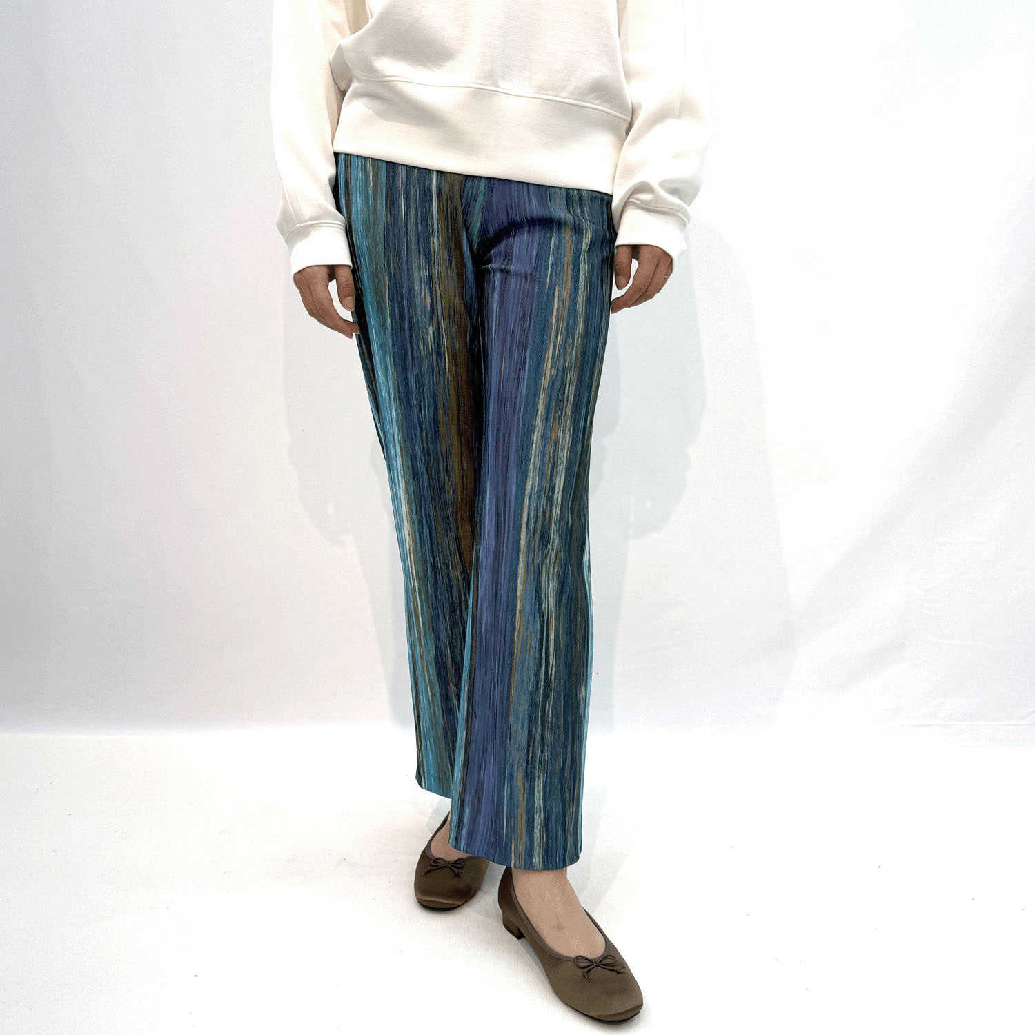 メッシュハイテンション スペインストライプパンツ - 画像1