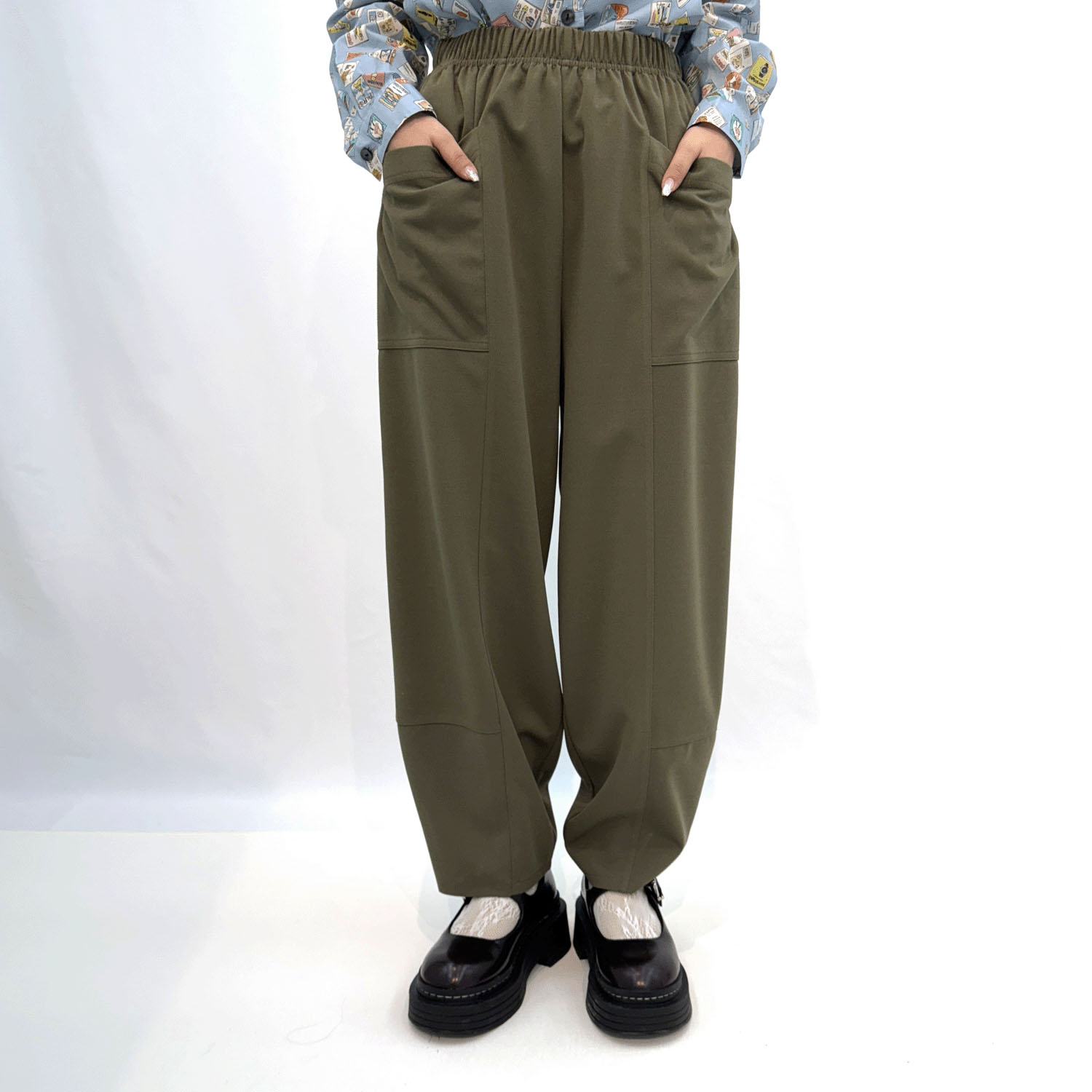 ライトジョーゼットバルーンパンツ - 画像11