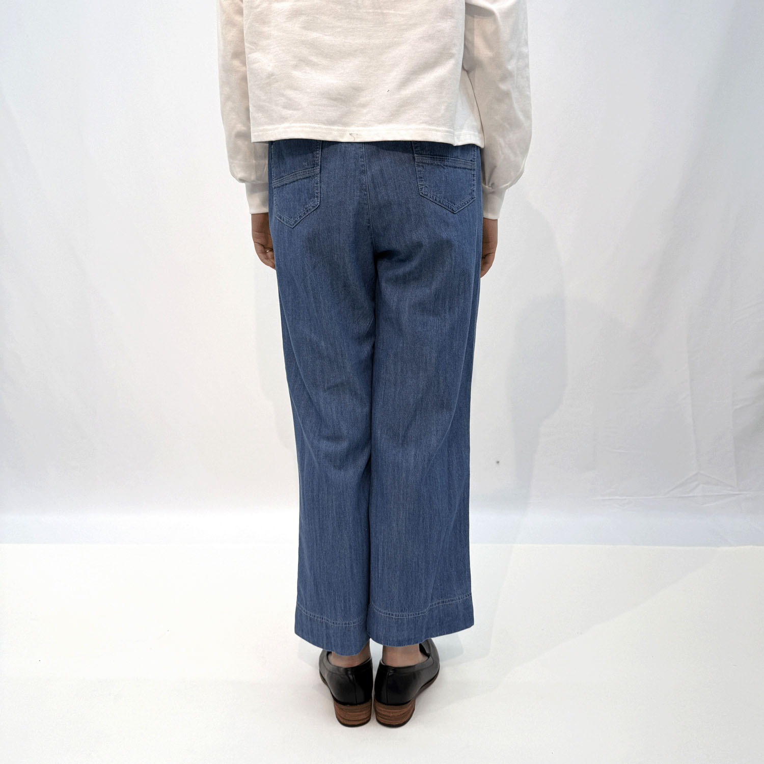 【Insta Live】リヨセルデニム ワイドパンツ - 画像8