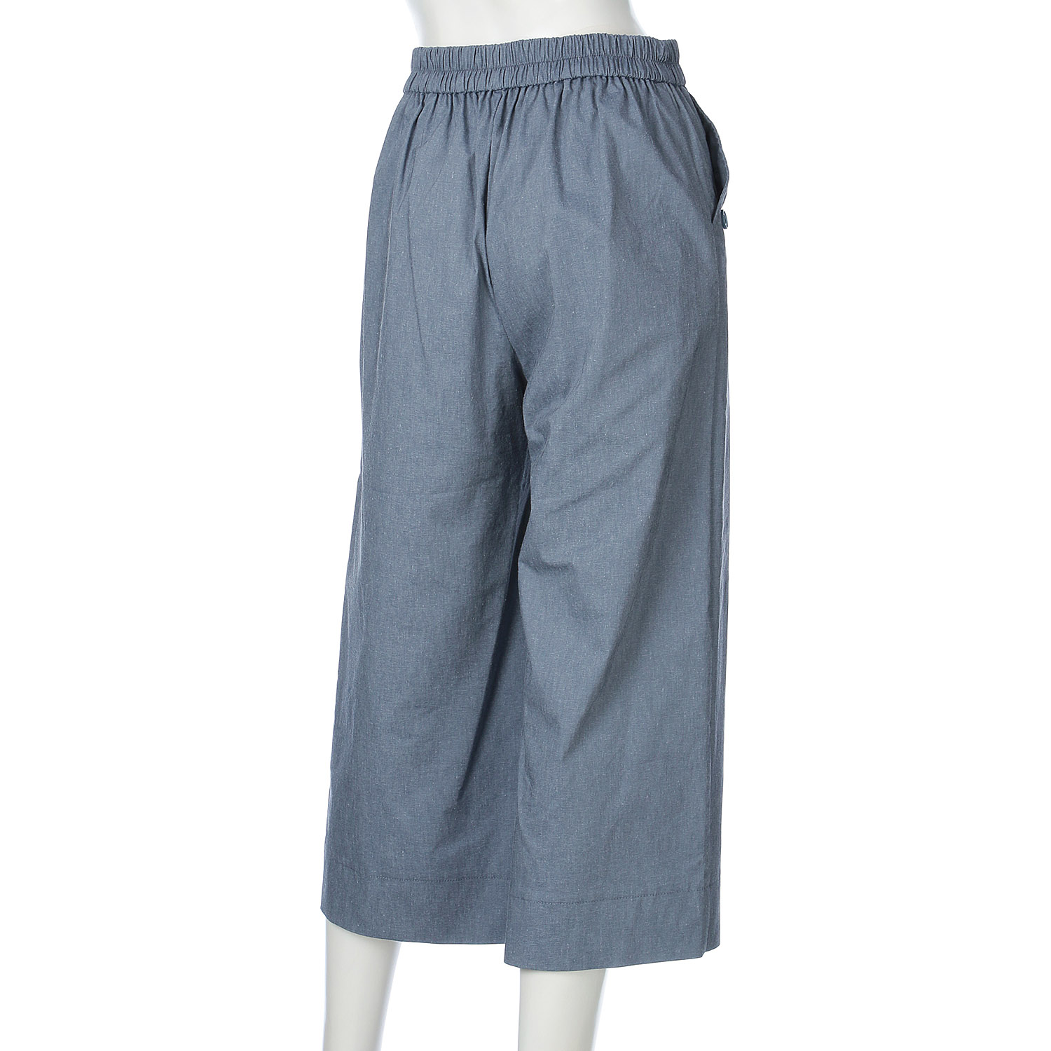 シャンブレー縦ストレッチパンツ - 画像5