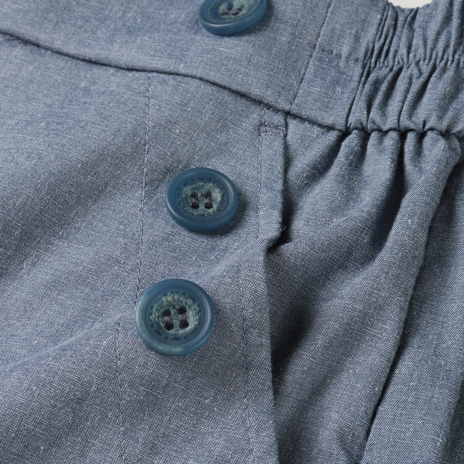 シャンブレー縦ストレッチパンツ - 画像6