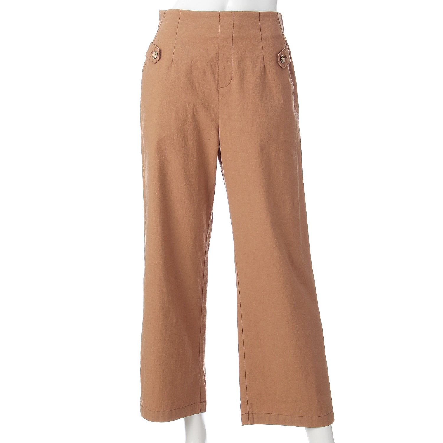 aiai リヨセル麻ストレッチ シュッと！ストレートパンツ - 画像13