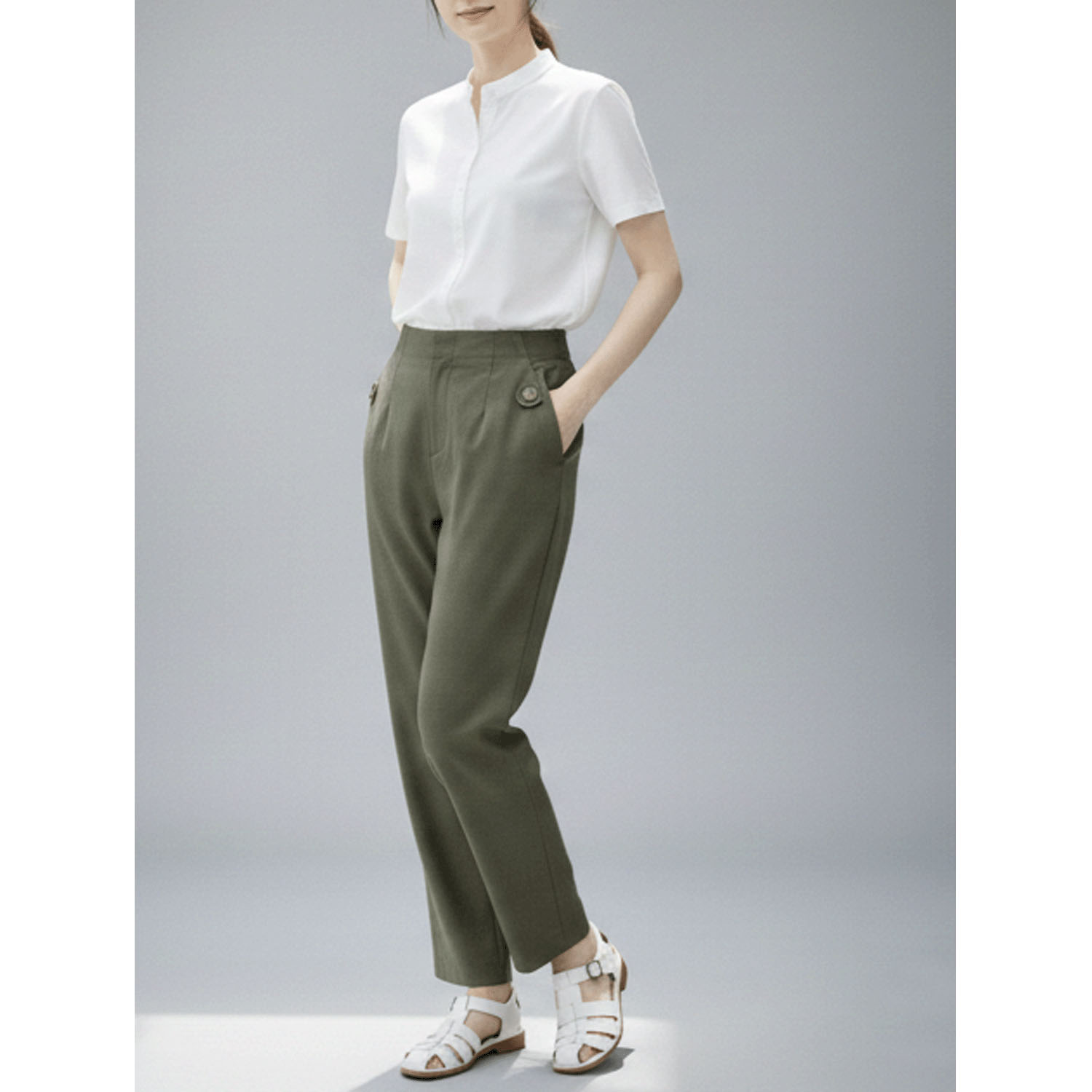 【InstaLive】aiai リヨセル麻ストレッチ シュッと！ストレートパンツ - 画像17