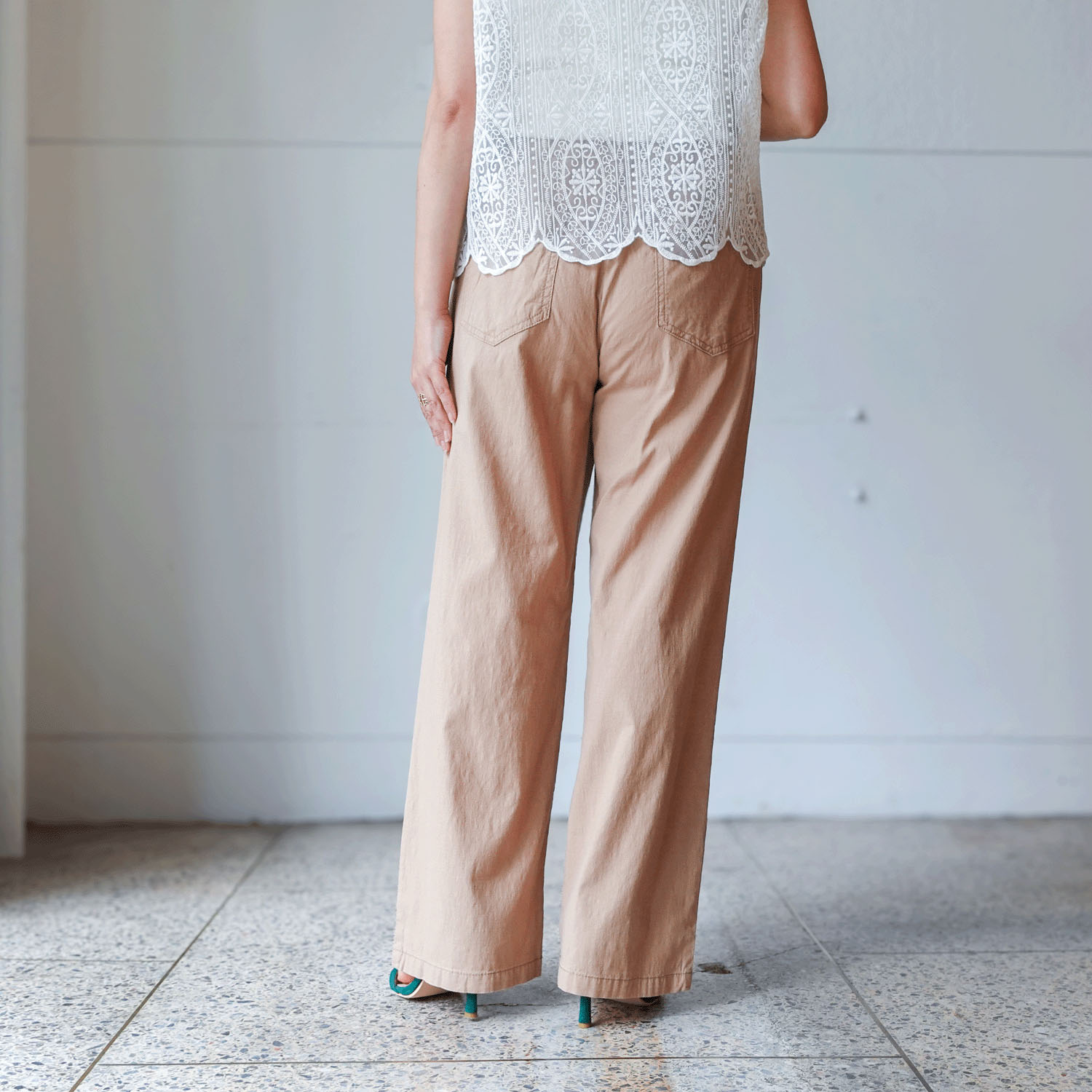 【InstaLive】aiai リヨセル麻ストレッチ シュッと！ストレートパンツ - 画像4