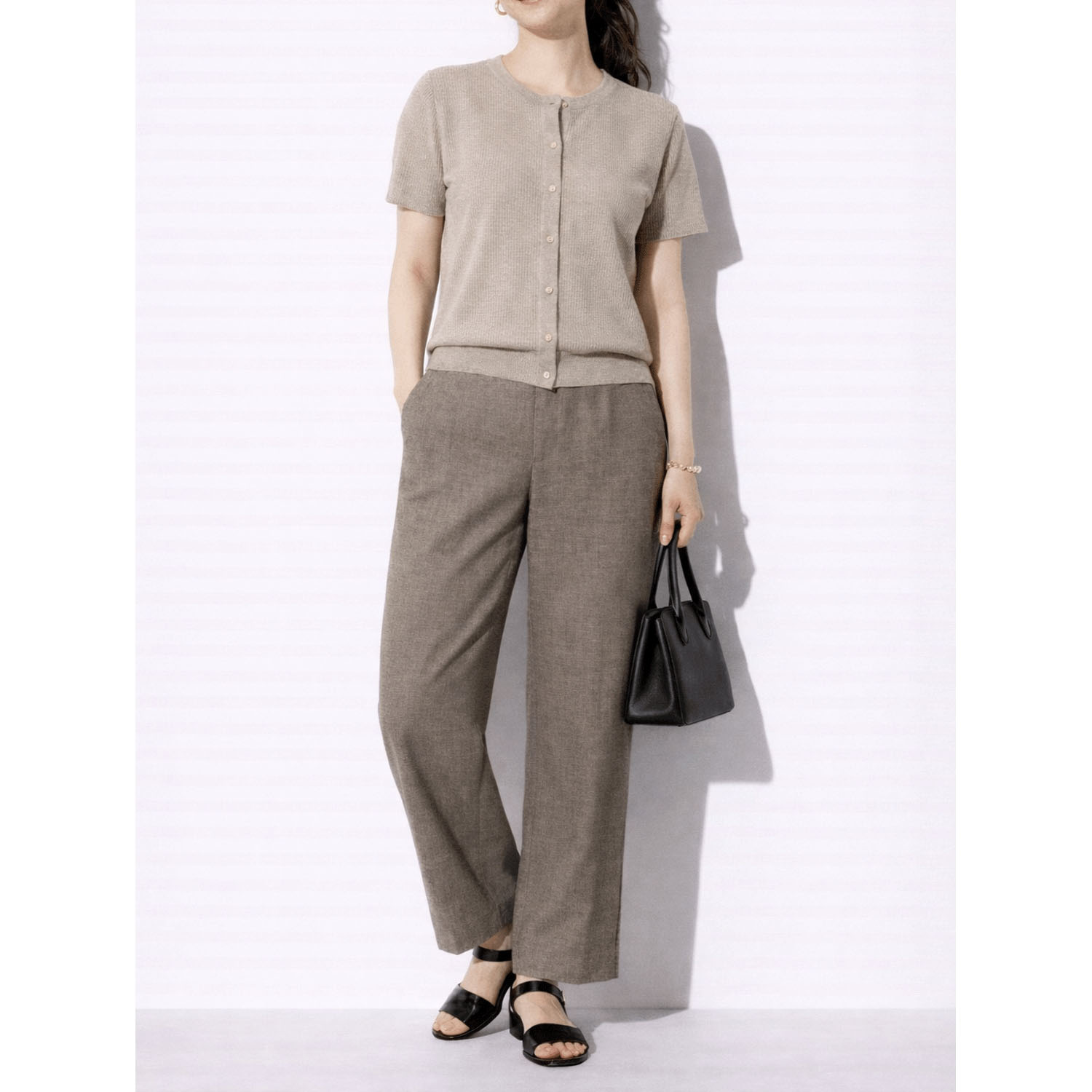 【InstaLive】aiai 麻レーヨン シュッと！ワイドフレアーパンツ - 画像12