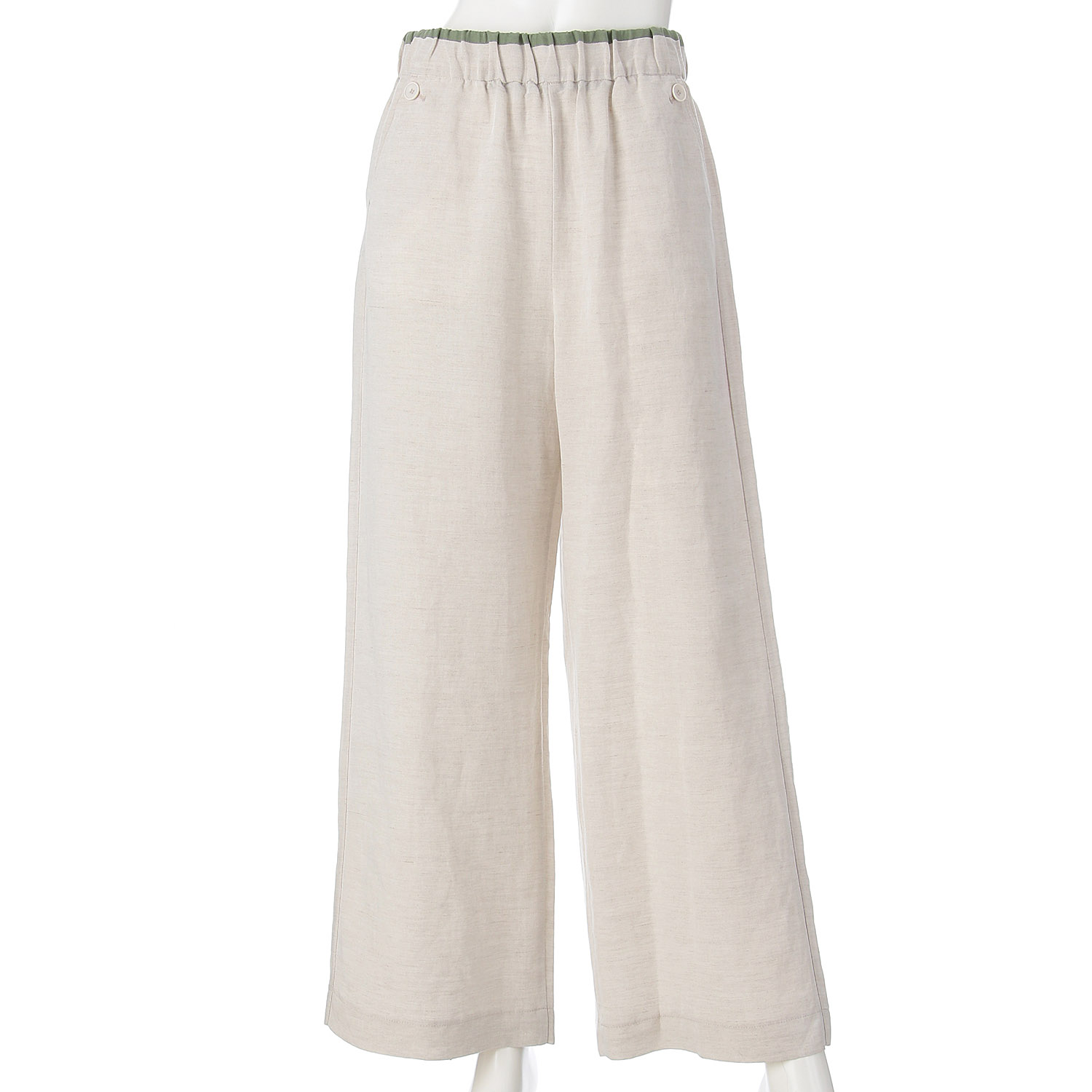 【InstaLive】aiai 麻レーヨン シュッと！ワイドフレアーパンツ - 画像8