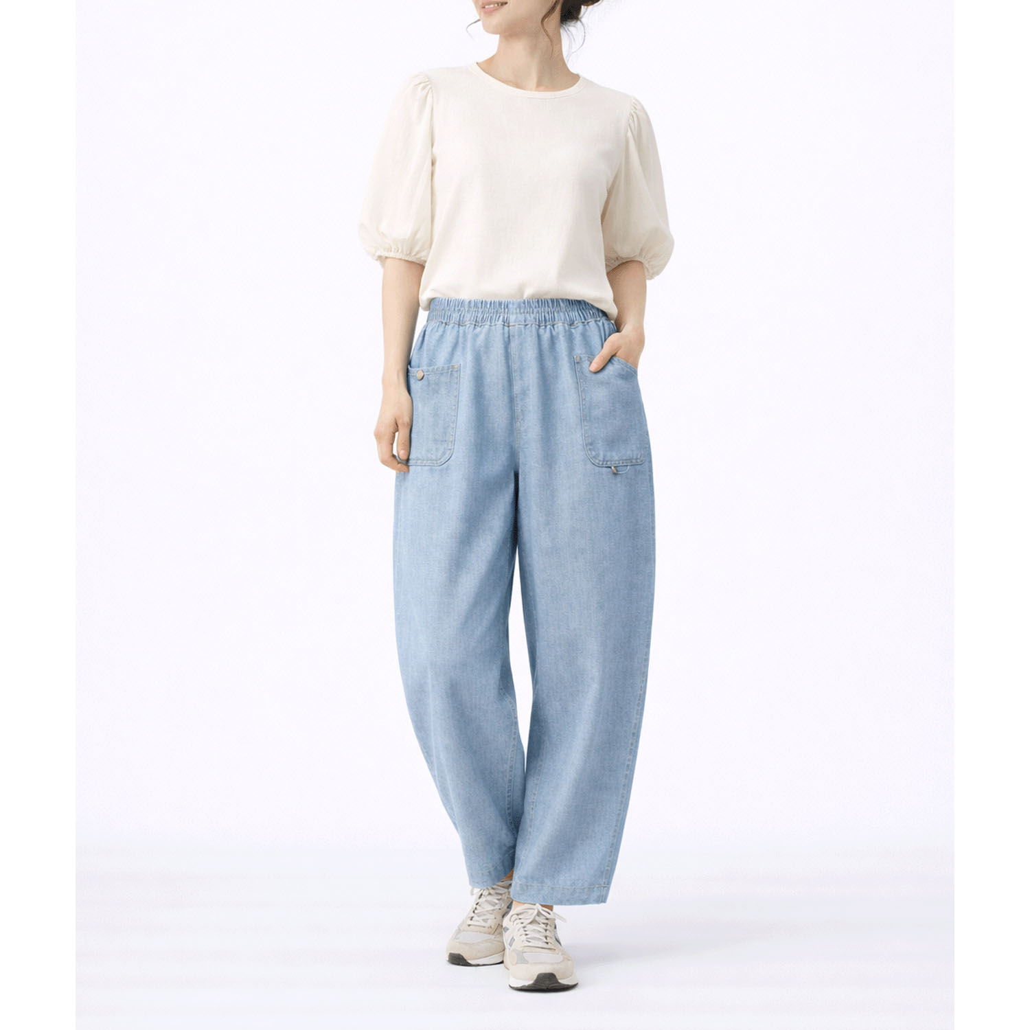 【InstaLive】aiai リヨセル／麻／レーヨンデニム ディガーパンツ