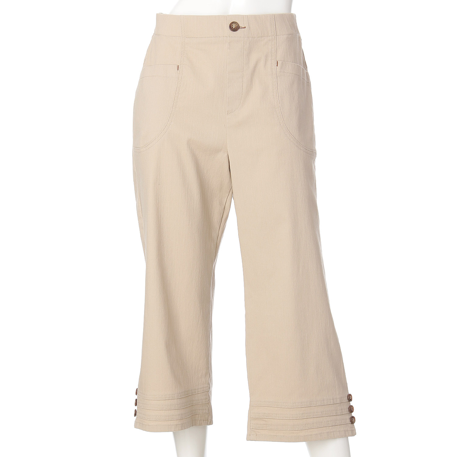 aiai T／Cスラブツイル シュッと！クロップドストレート - 画像7