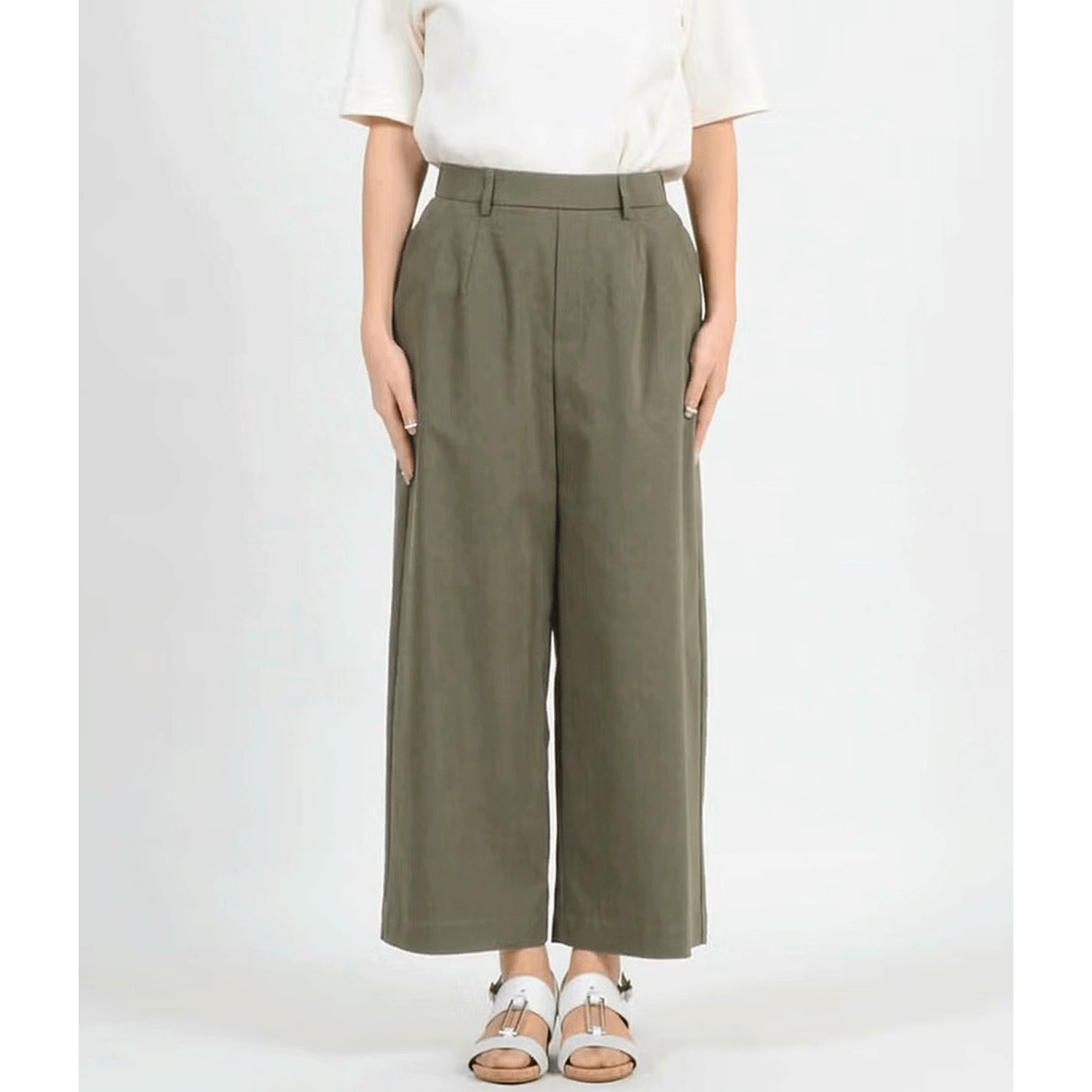 【InstaLive】aiai 麻涼みストレッチ ラクキレイワイドパンツ - 画像6