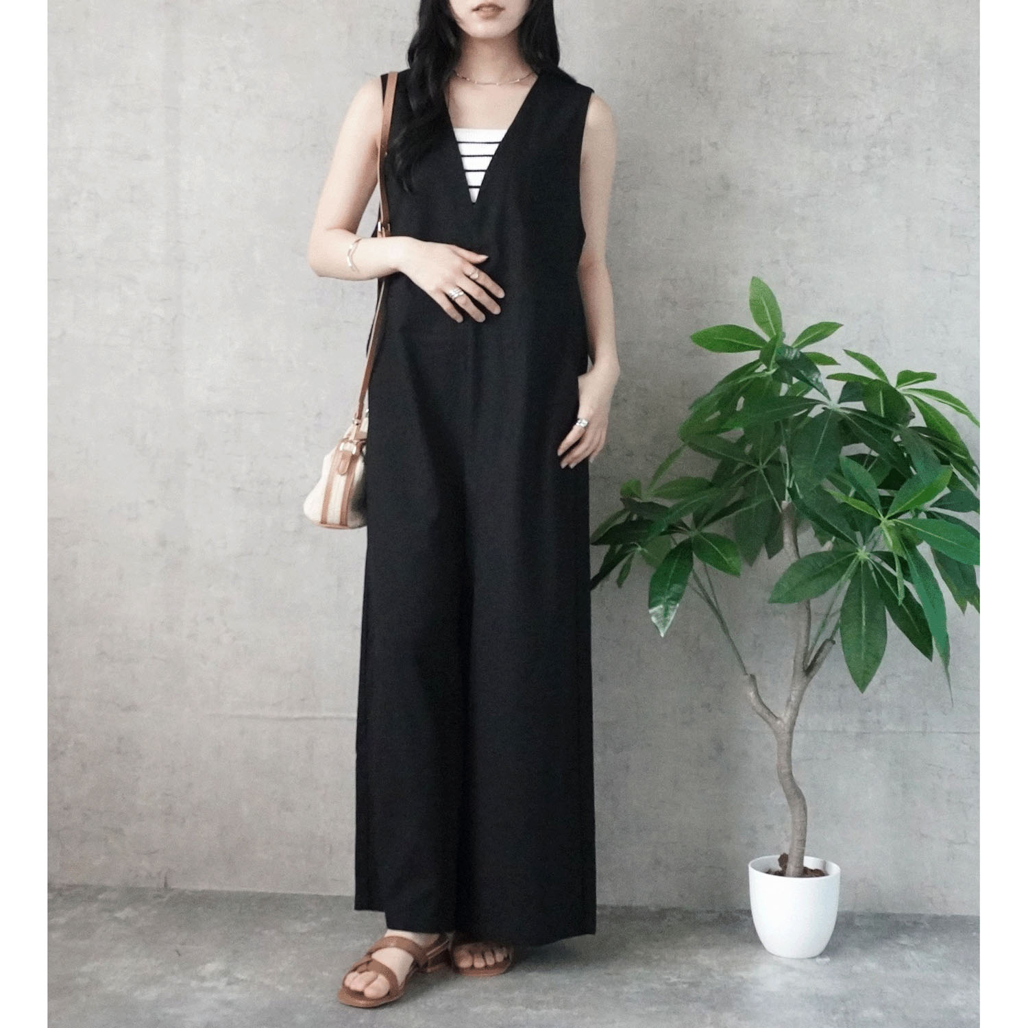 nod 綿麻オールインワン - 画像5