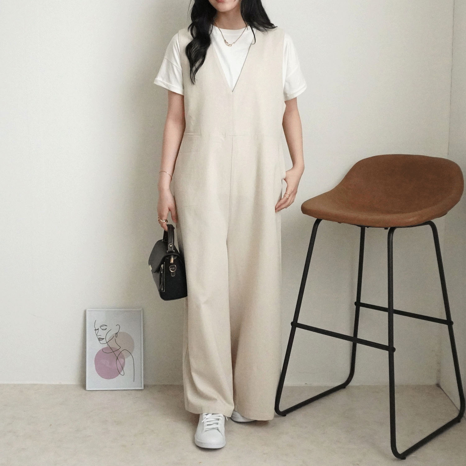 nod 綿麻オールインワン - 画像1