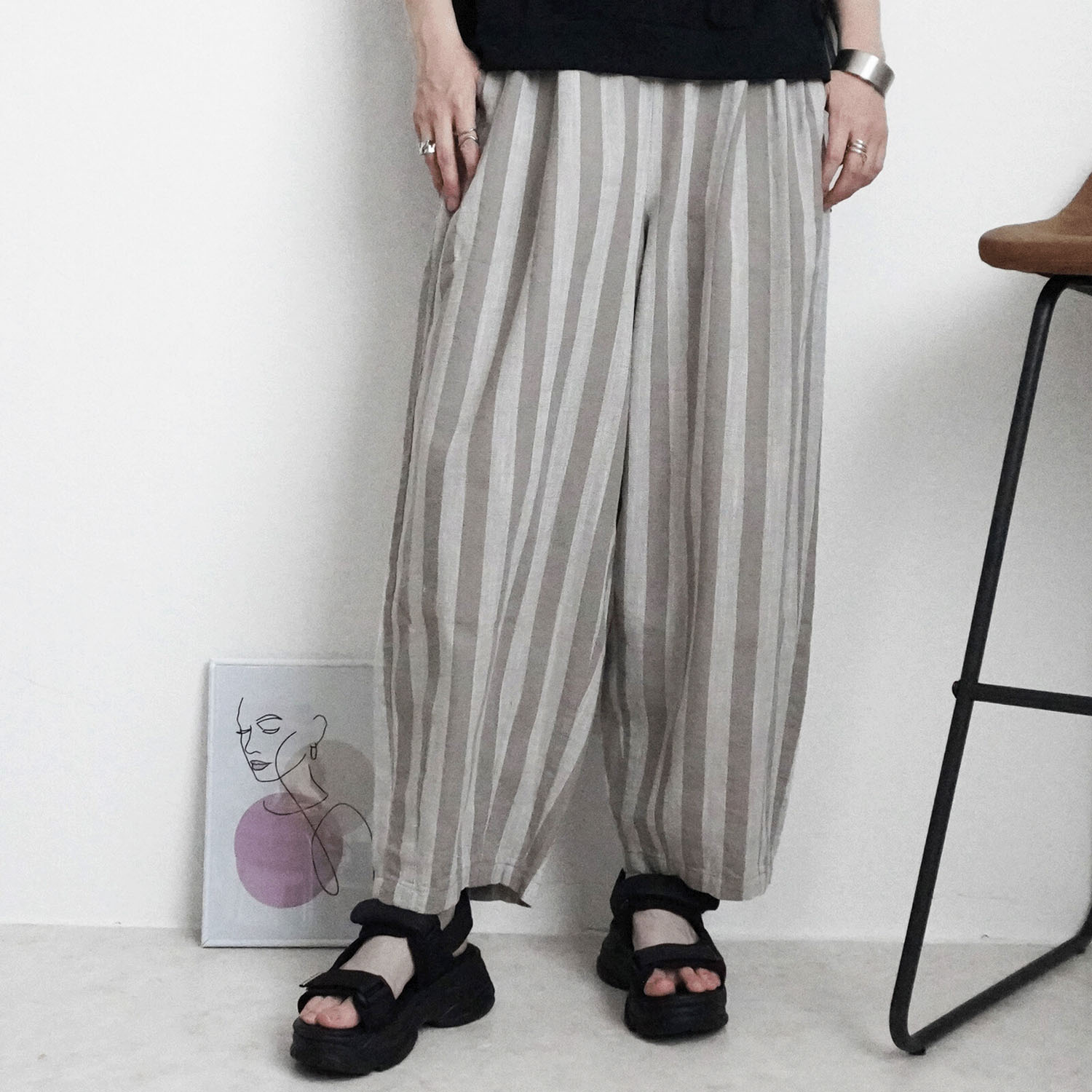 nod 綿麻サーカスパンツ - 画像8