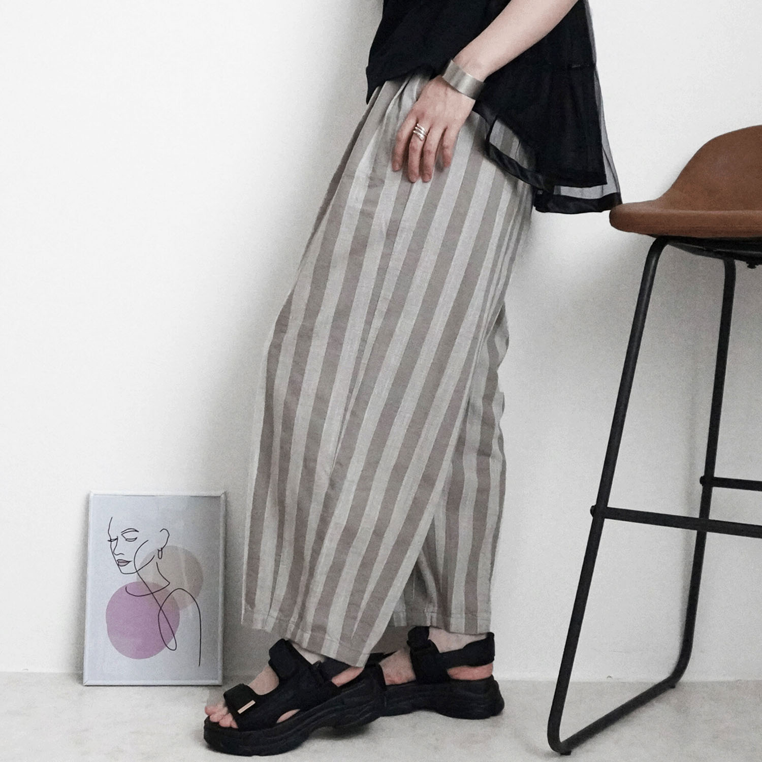 nod 綿麻サーカスパンツ - 画像9