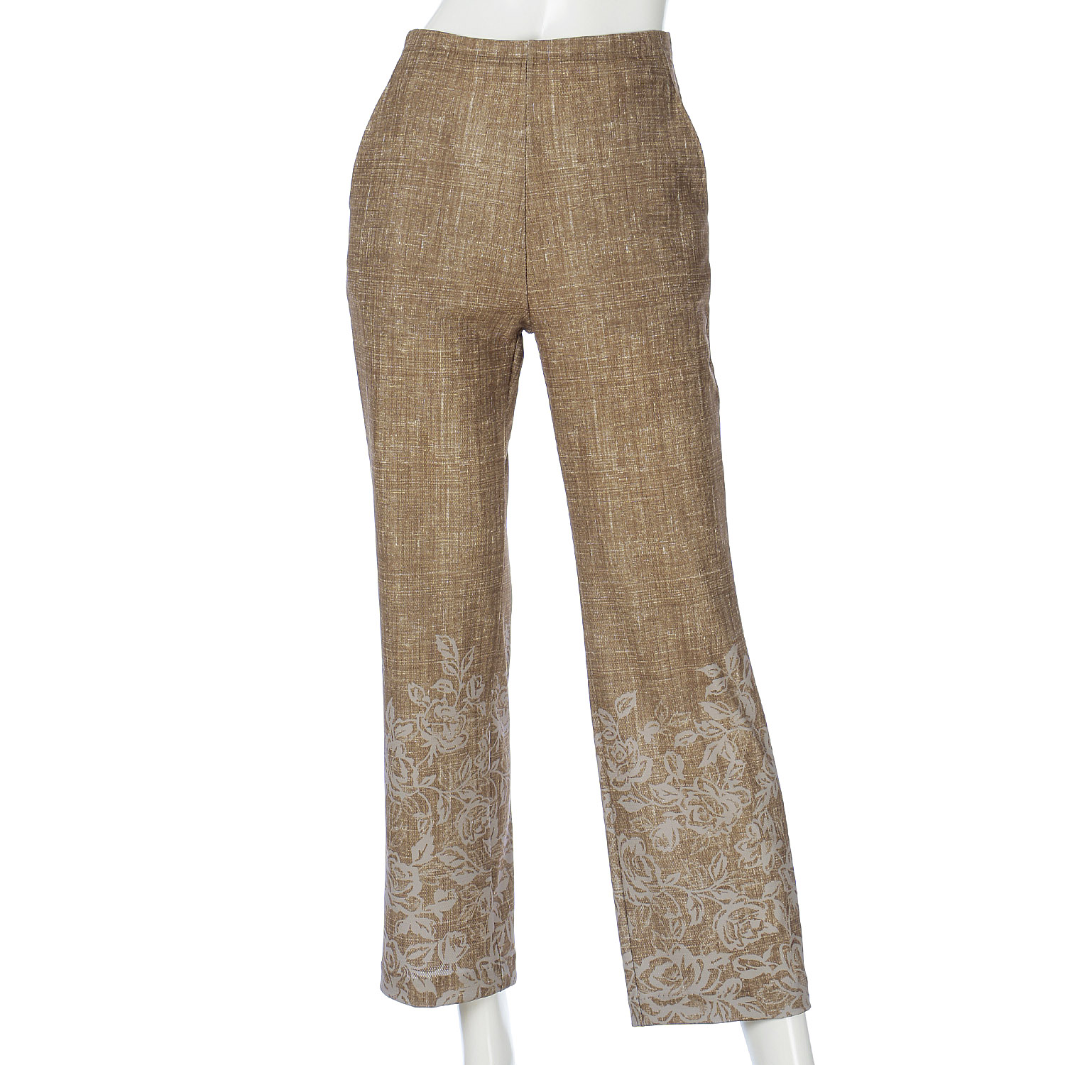 メッシュハイテンション 京プリントデニム花柄パンツ - 画像5