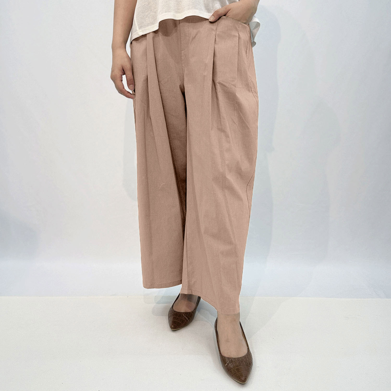コットンリネンコクーンパンツ - 画像9