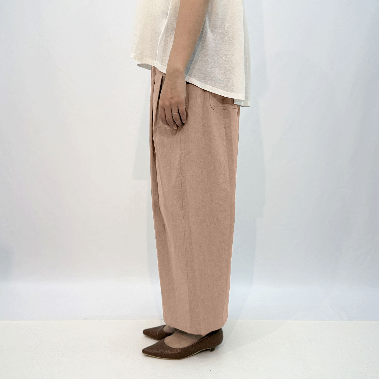 コットンリネンコクーンパンツ - 画像10
