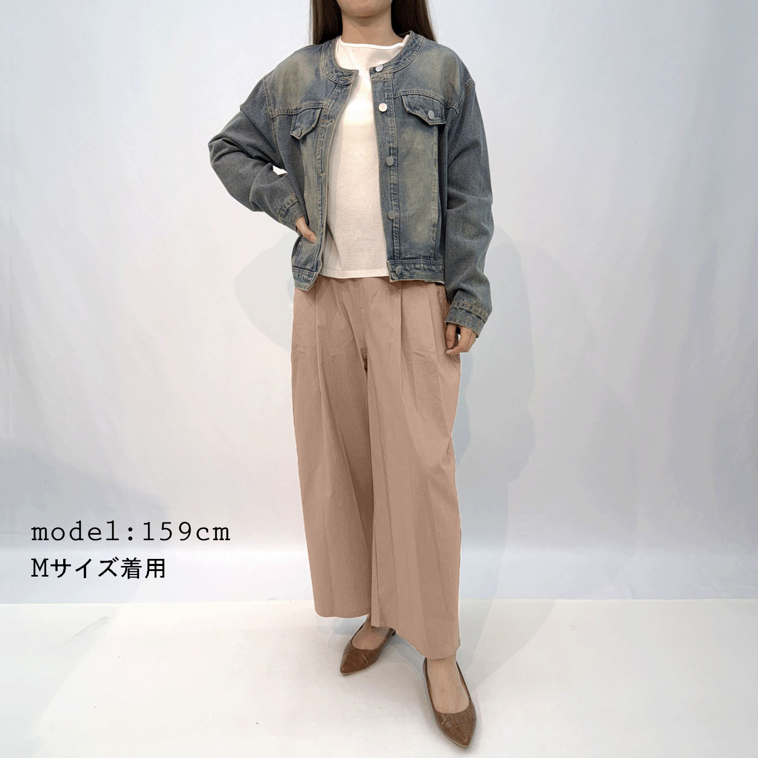 コットンリネンコクーンパンツ - 画像1